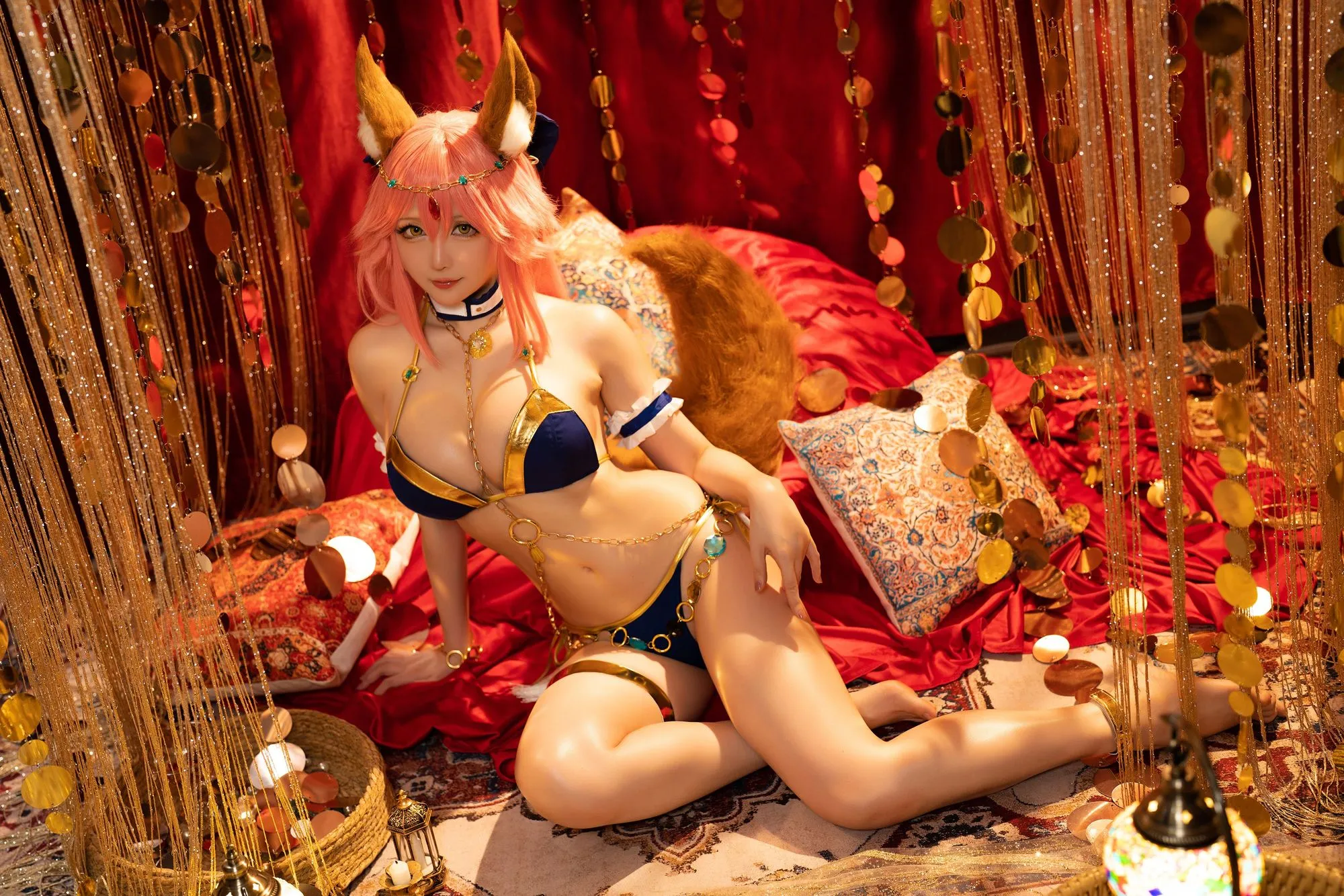 图片[5]-No.147-FGO玉藻前舞娘 [36P]-coswz-cos王者
