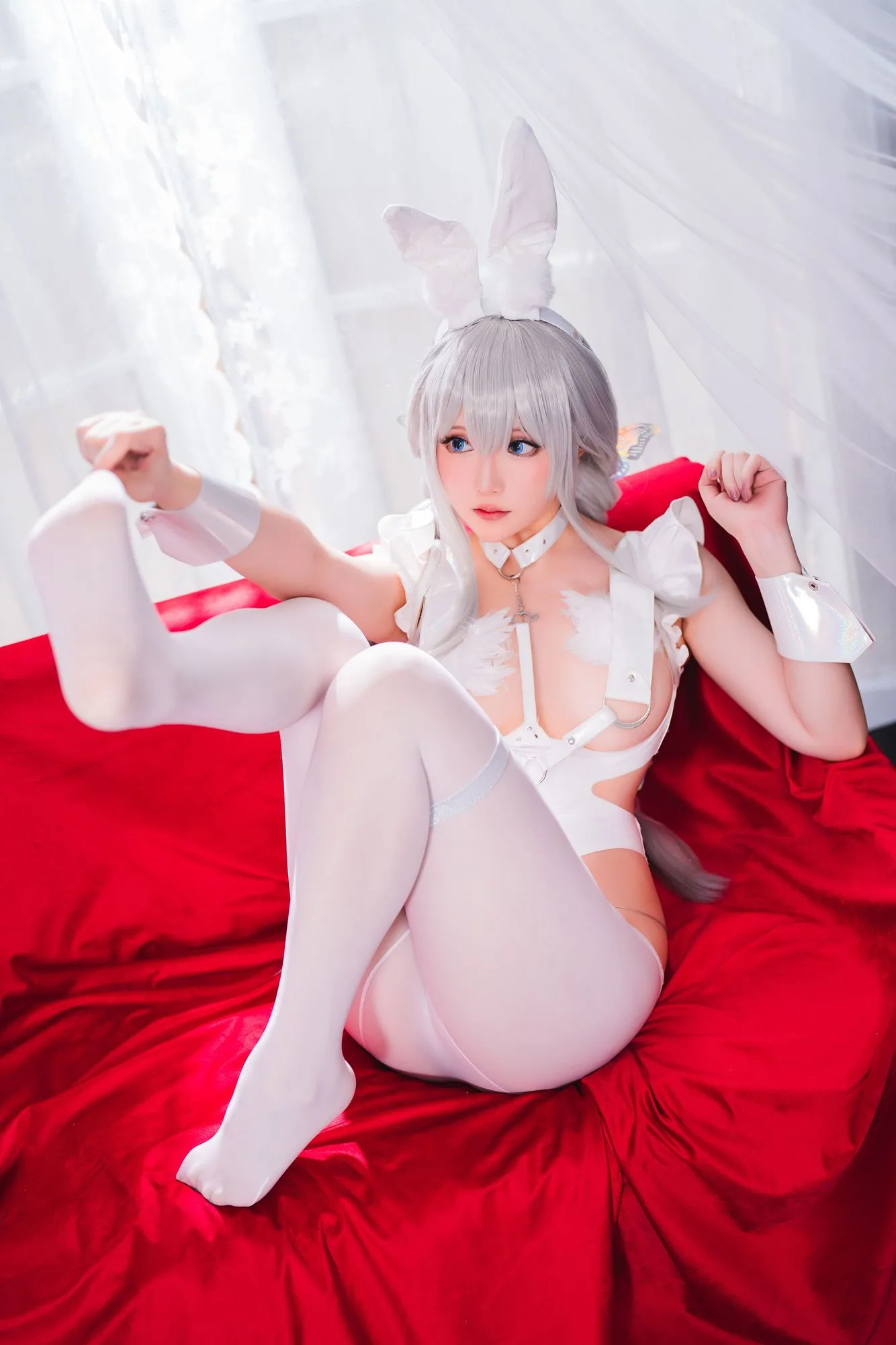 图片[5]-No.150-恶毒慵懒的白兔 [43P]-coswz-cos王者