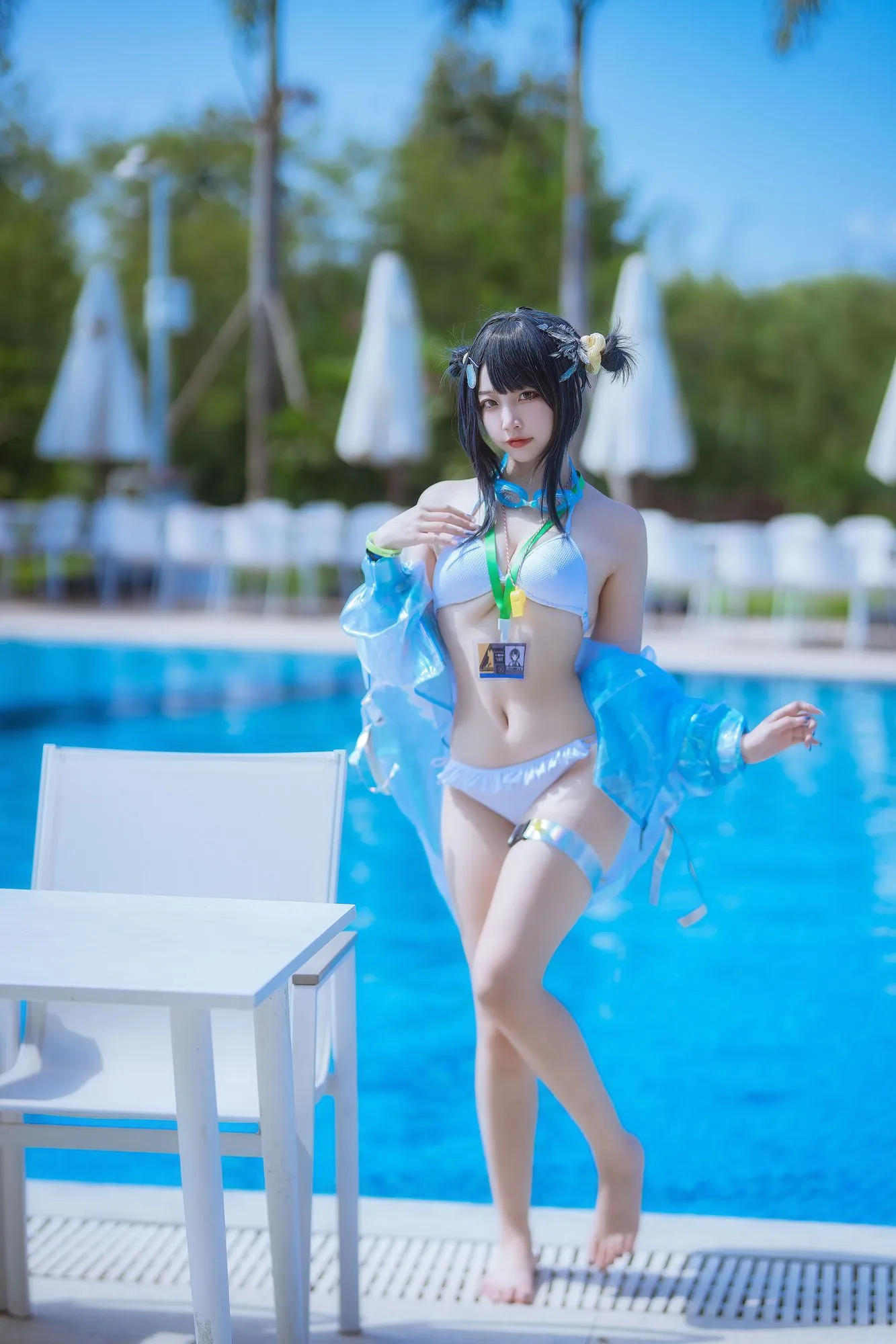图片[6]-No.156 – 泰拉夏日纪事 方舟羽毛笔泳装 [25P]-coswz-cos王者