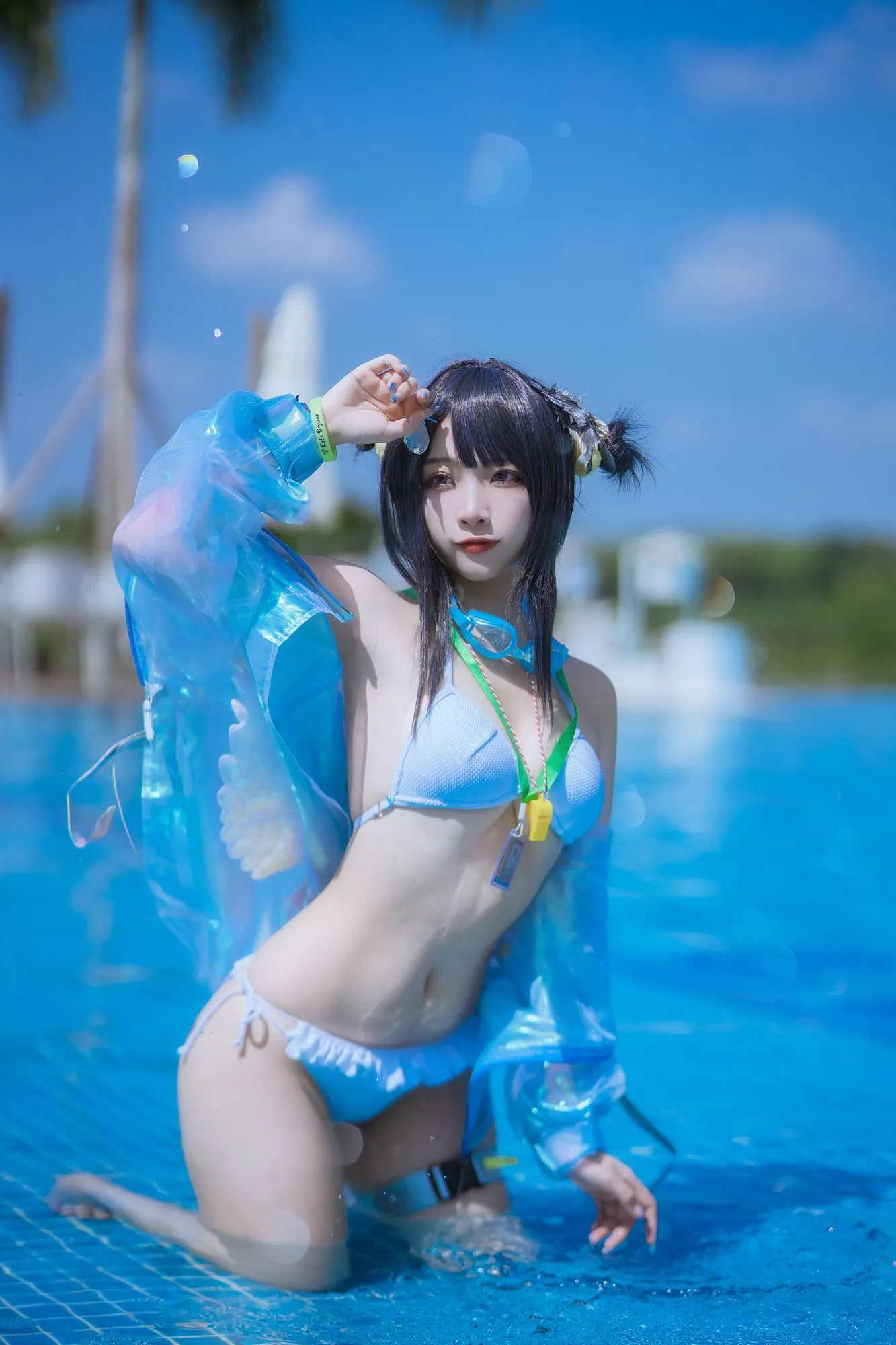 图片[3]-No.156 – 泰拉夏日纪事 方舟羽毛笔泳装 [25P]-coswz-cos王者