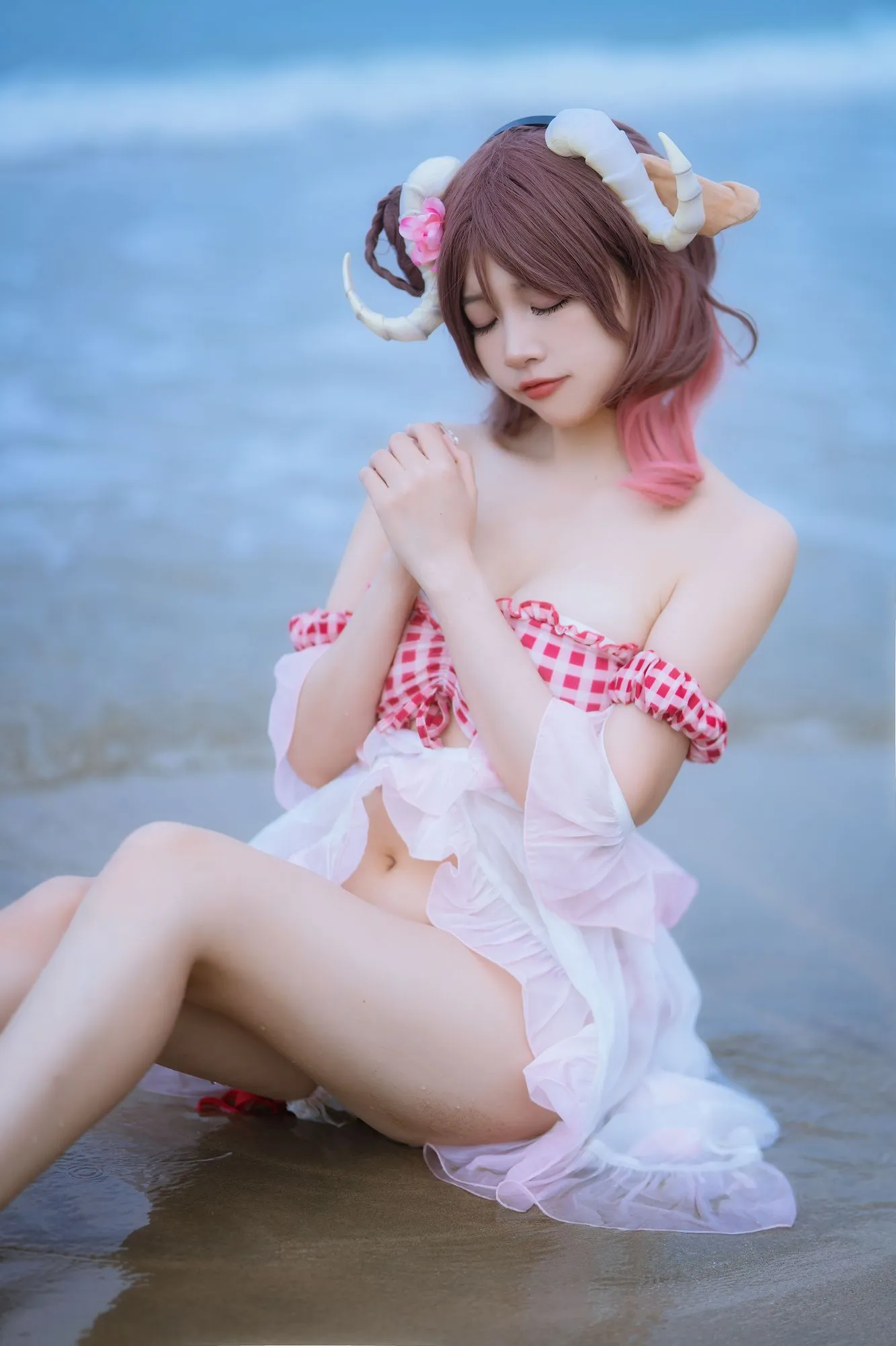 图片[2]-No.157 – 泰拉夏日纪事 方舟艾雅法拉泳装 [34P]-coswz-cos王者