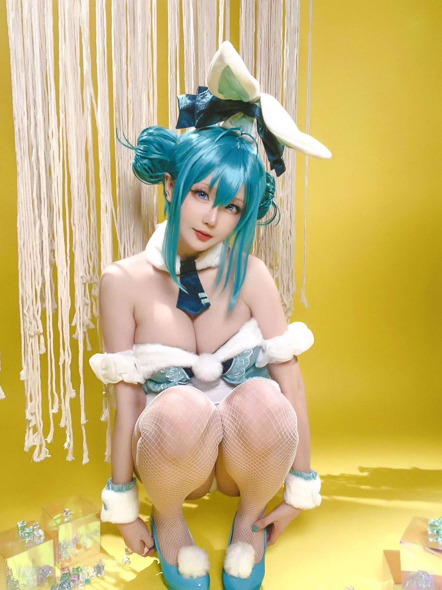 图片[3]-No.195 – 2023年09月计划A Miku 白兔女郎 [77P 1V]-coswz-cos王者