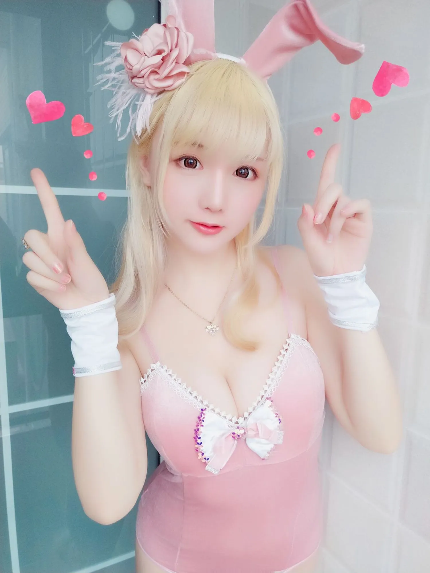 图片[3]-No.001-粉红泡泡包 – PINK兔女郎 [31P]-coswz-cos王者