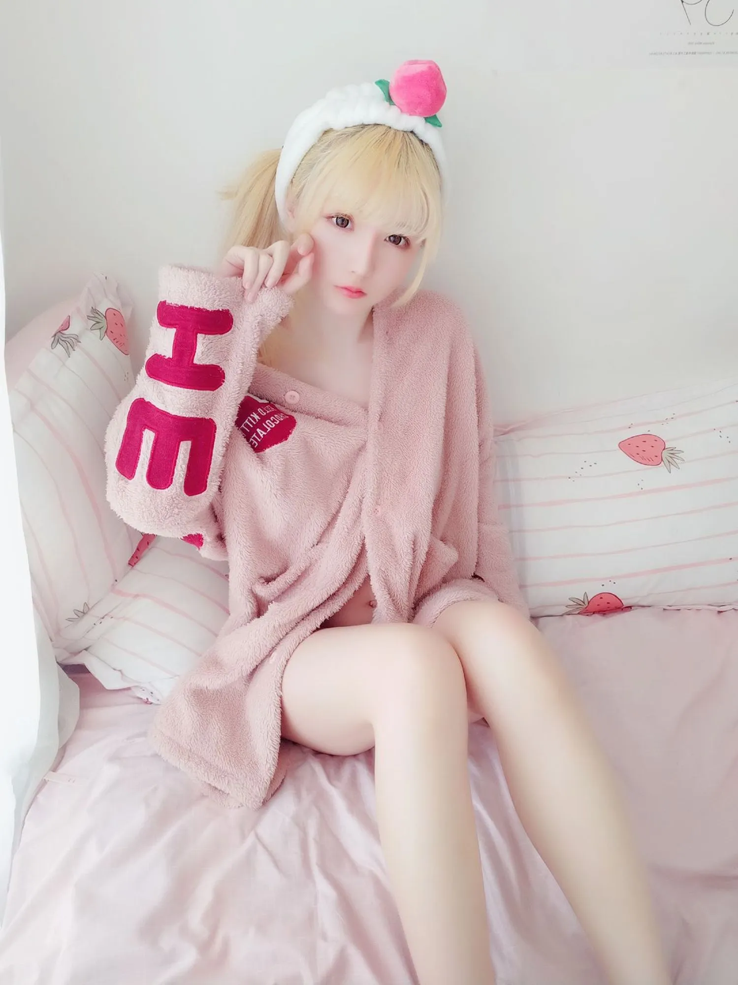 图片[3]-No.001-粉红泡泡包 – 桃味KITTY [16P]-coswz-cos王者