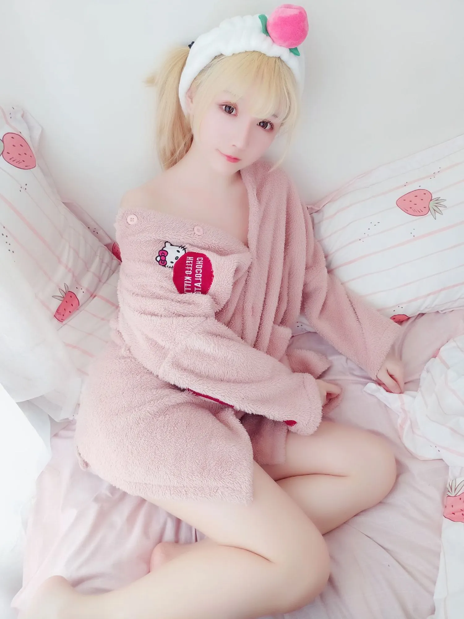 图片[5]-No.001-粉红泡泡包 – 桃味KITTY [16P]-coswz-cos王者