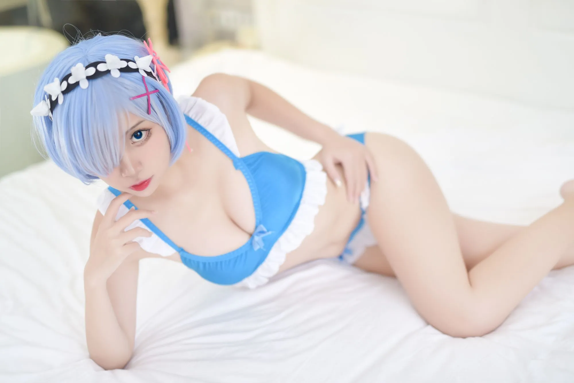 图片[2]-No.063-蕾姆1号本 – 泳衣1 [3P]-coswz-cos王者