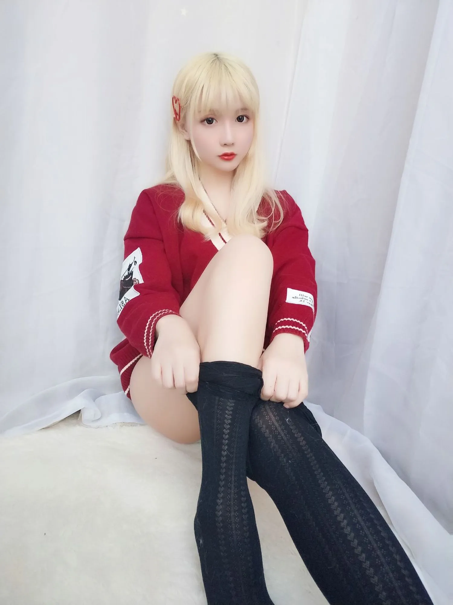 图片[4]-No.008-玫瑰月光包 – 玫瑰味黑丝 [26P]-coswz-cos王者