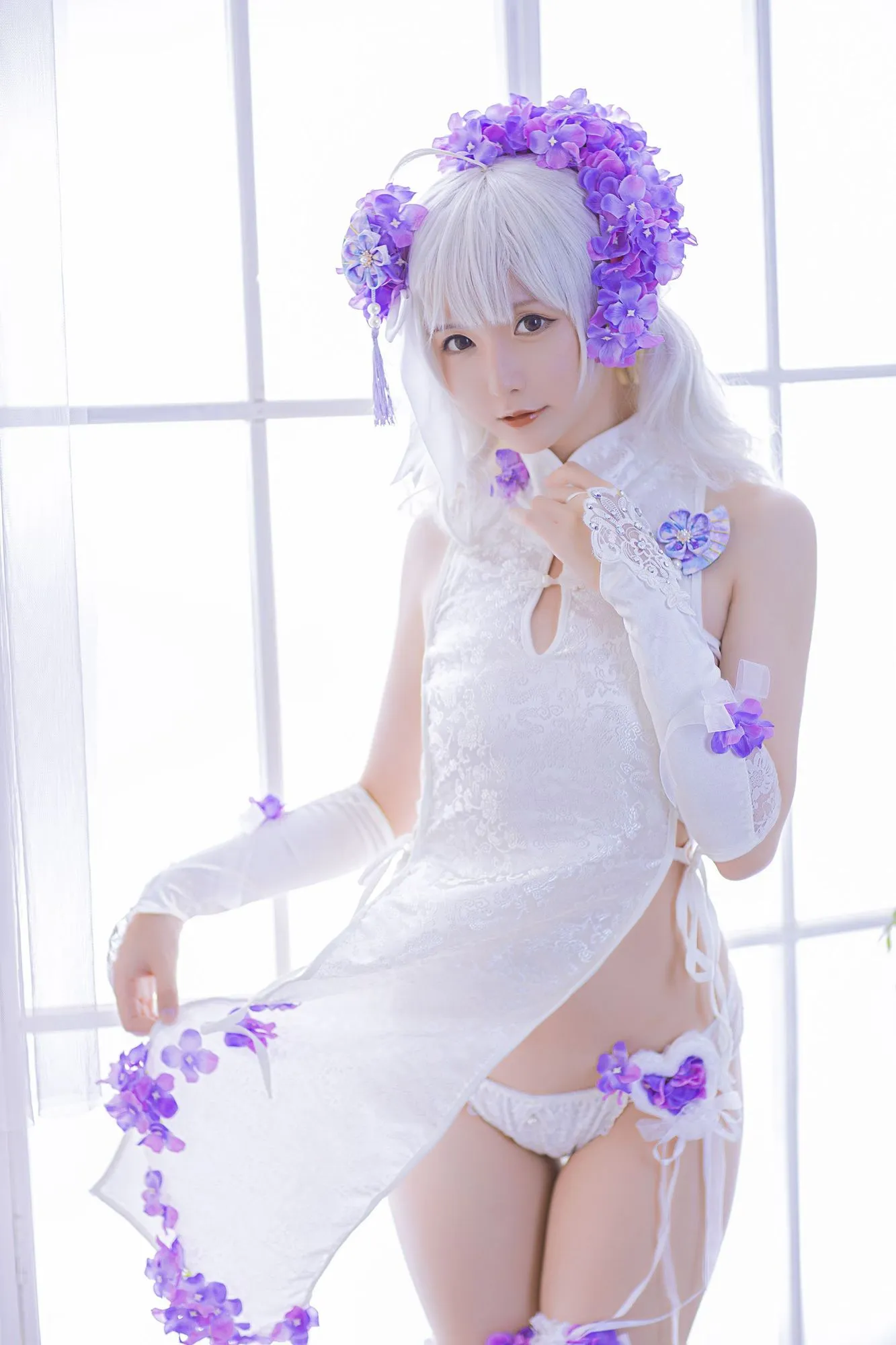图片[3]-No.064-花鸟风月 包 – 花与旗袍 [100P]-coswz-cos王者