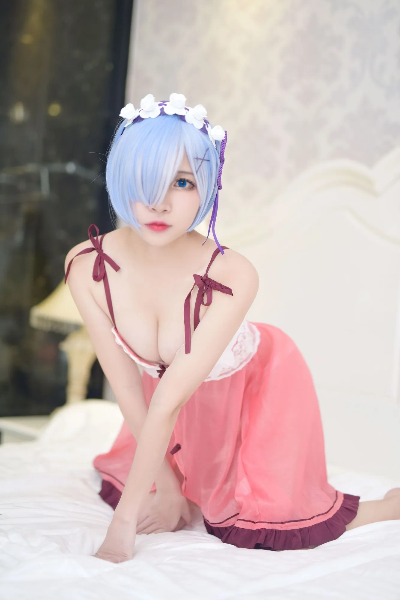 图片[2]-No.063-蕾姆1号本 – 睡衣 [10P]-coswz-cos王者