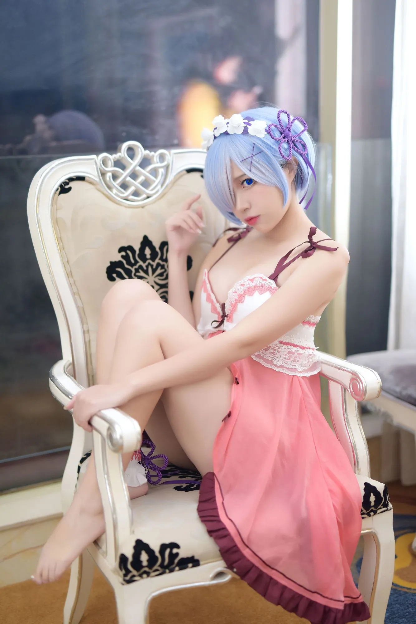 图片[5]-No.063-蕾姆1号本 – 睡衣 [10P]-coswz-cos王者