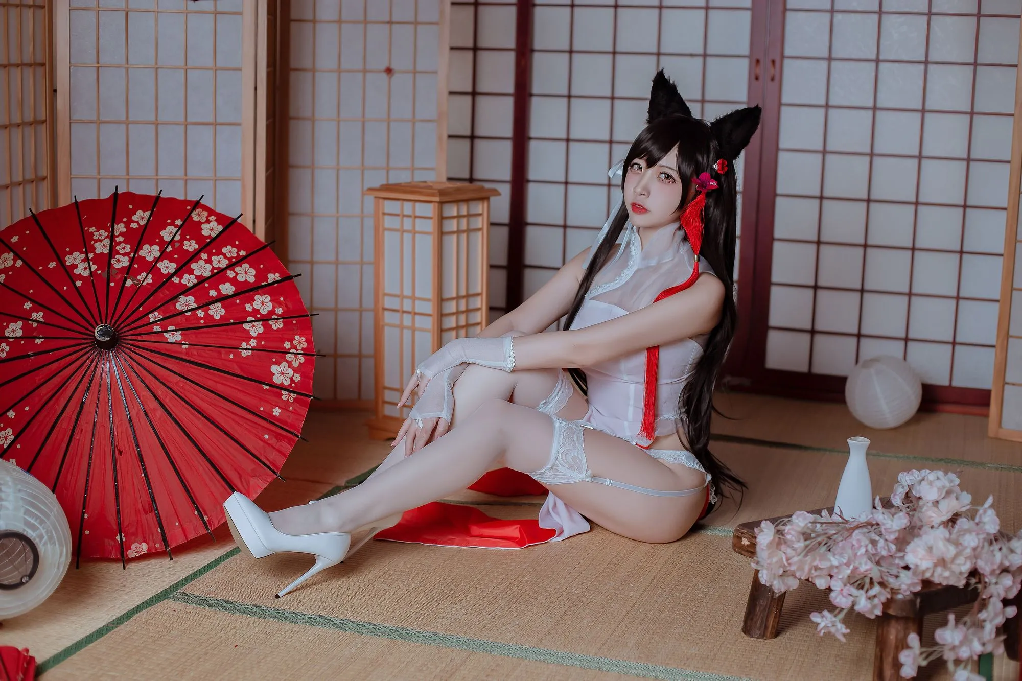 No.088-犬之眷图包（含6套）– 碧蓝爱宕旗袍 [18P]-图妖社