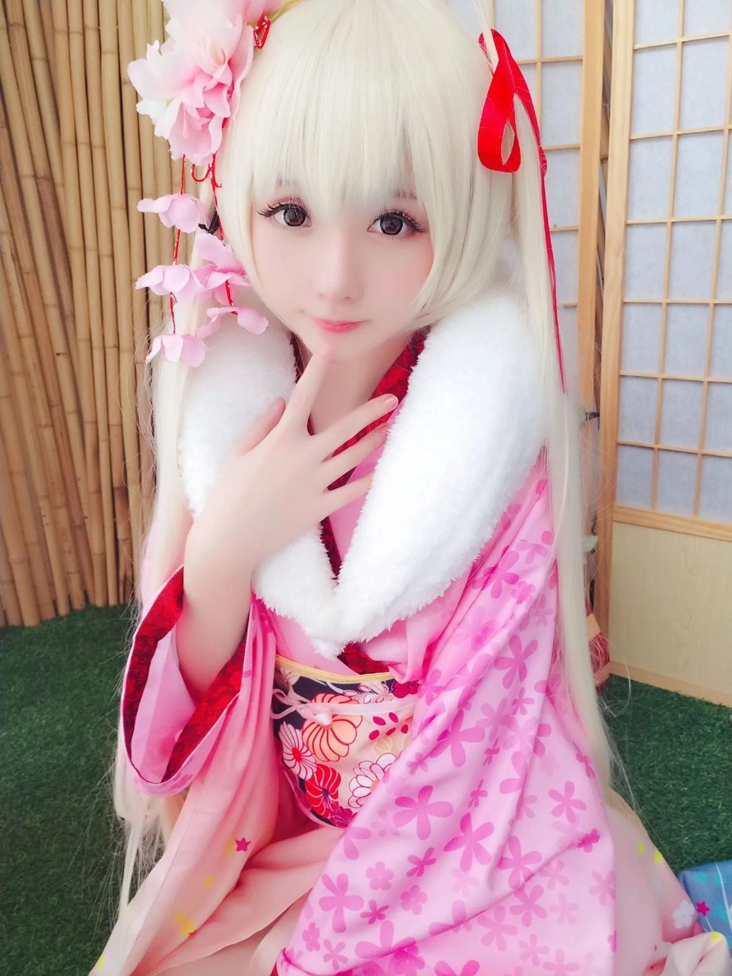 图片[3]-No.001-粉红泡泡包 – 穹和服 [9P]-coswz-cos王者