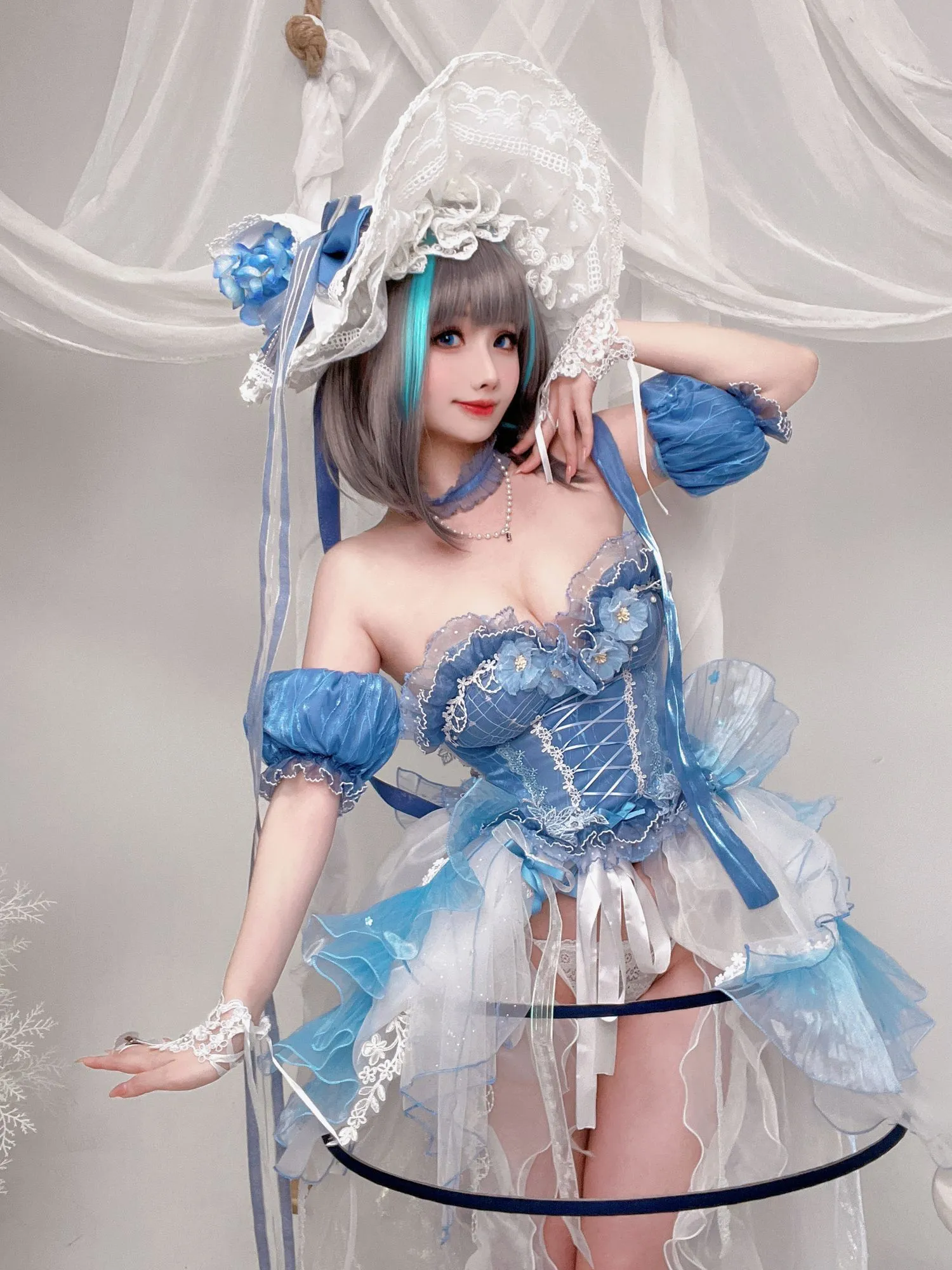 图片[5]-No.099-柴郡冰雪公主 [40P]-coswz-cos王者