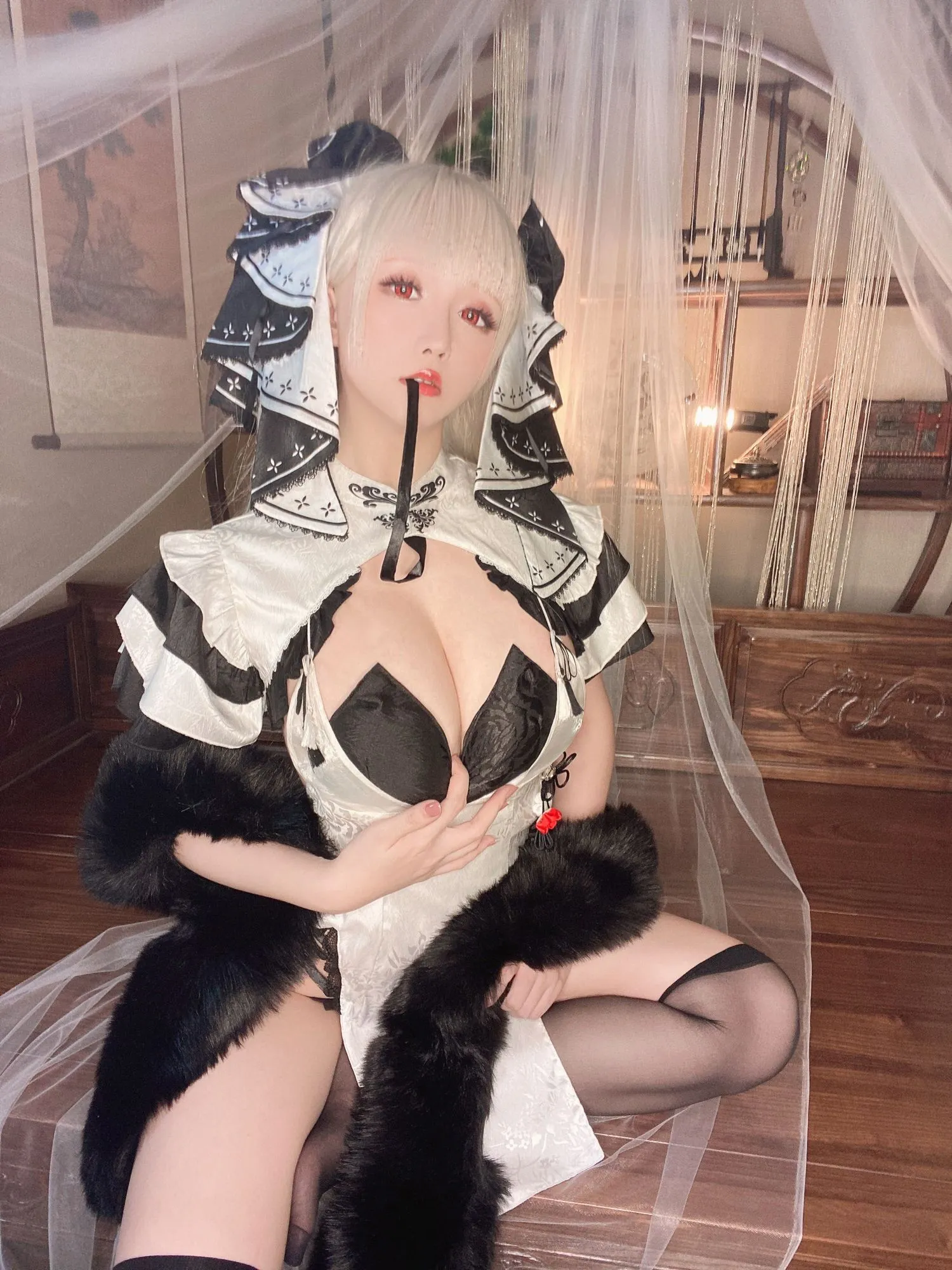 图片[4]-No.144-可畏旗袍 [52P]-coswz-cos王者