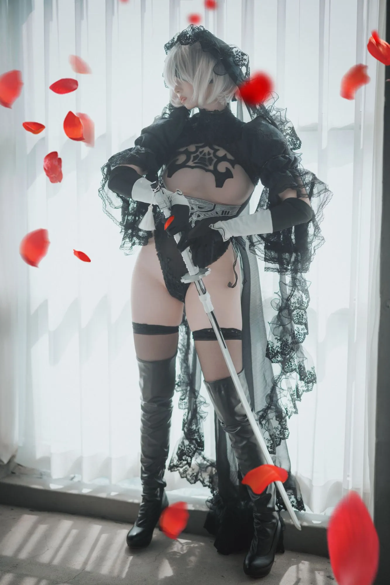 图片[4]-No.032-[DJAWA] La Rose Noire-2B – Bonus [5P]-coswz-cos王者