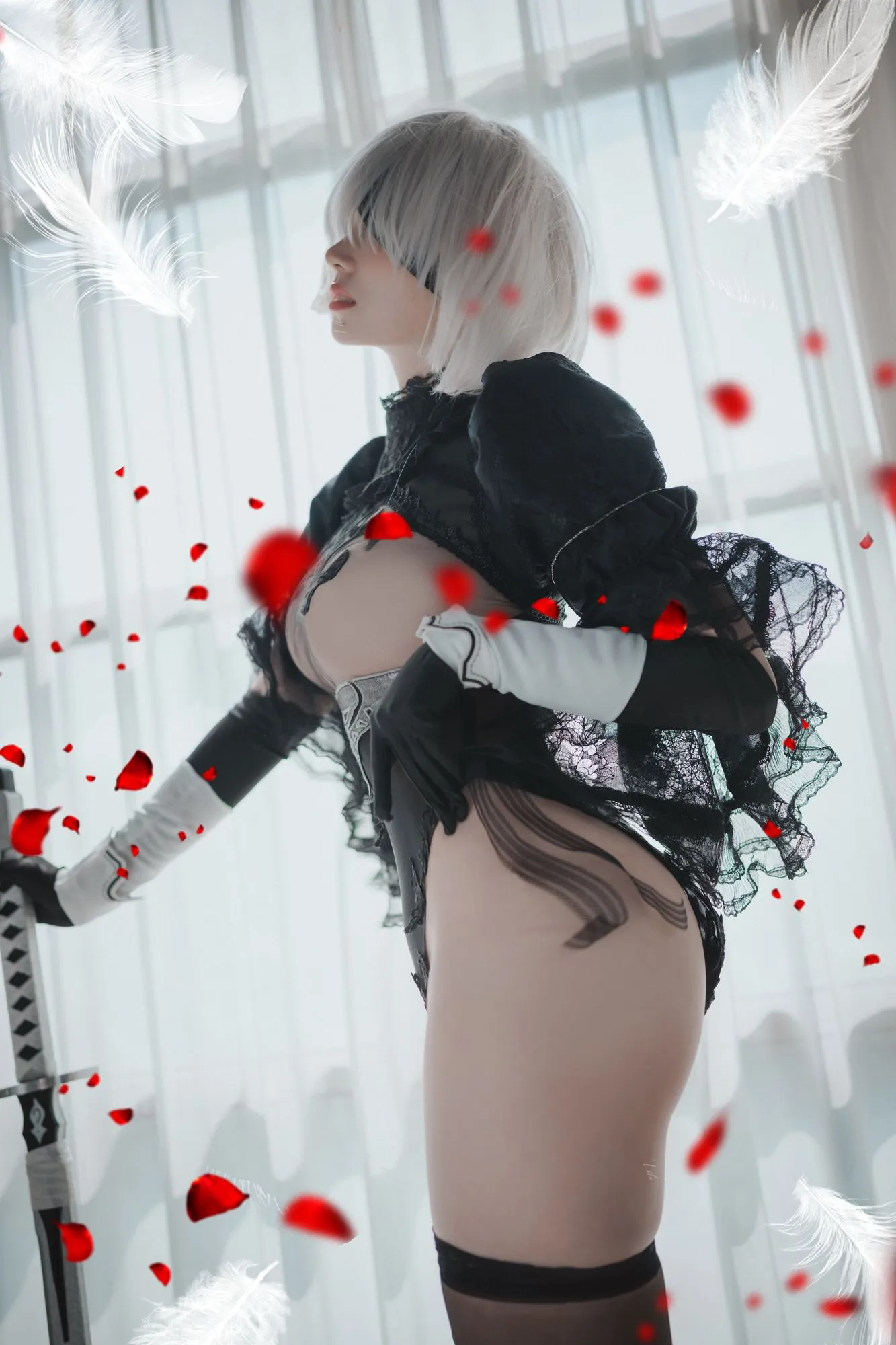 图片[2]-No.032-[DJAWA] La Rose Noire-2B – Bonus [5P]-coswz-cos王者