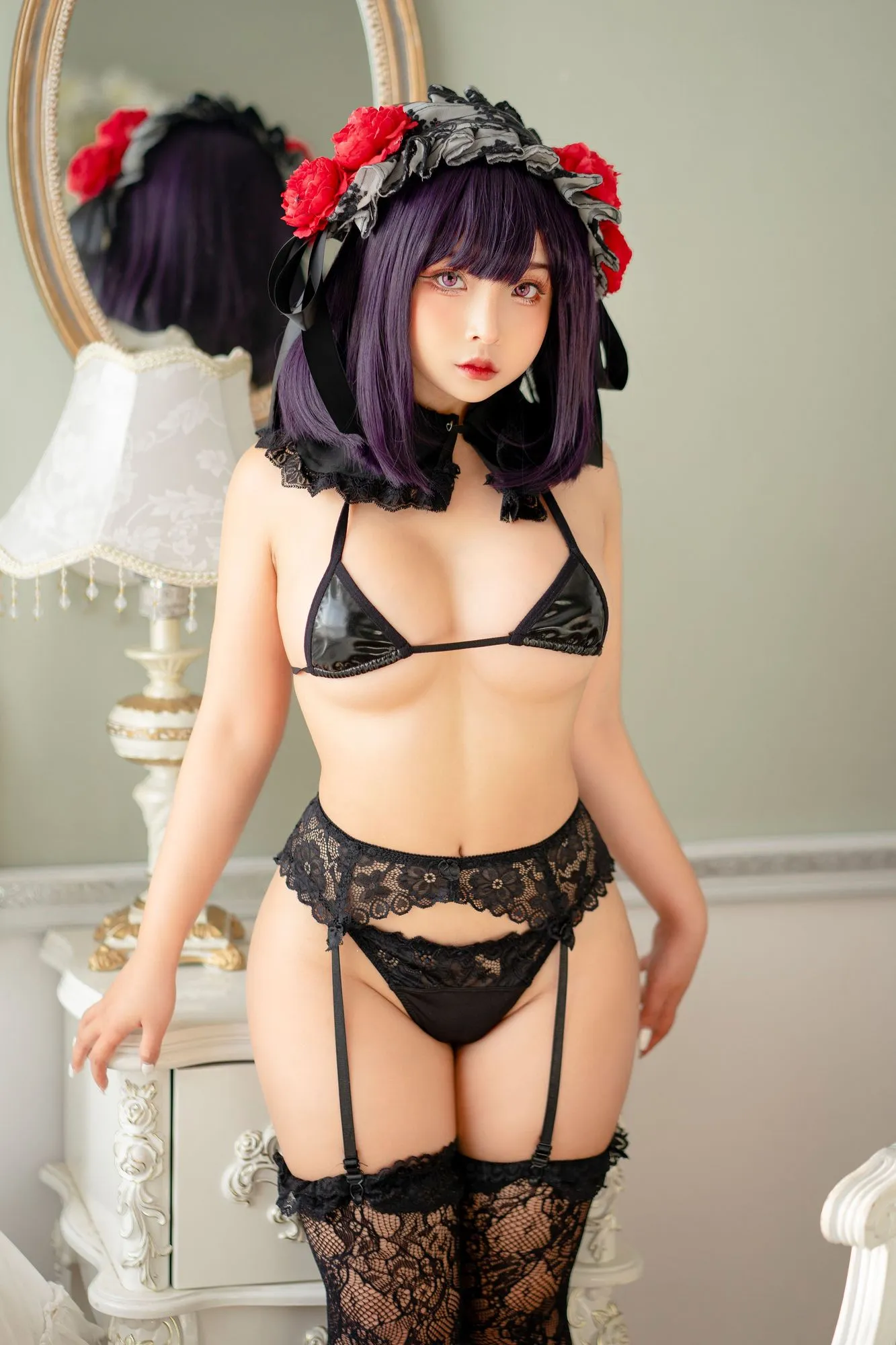 图片[4]-No.001 – Shizuku Kuroe [15P]-coswz-cos王者