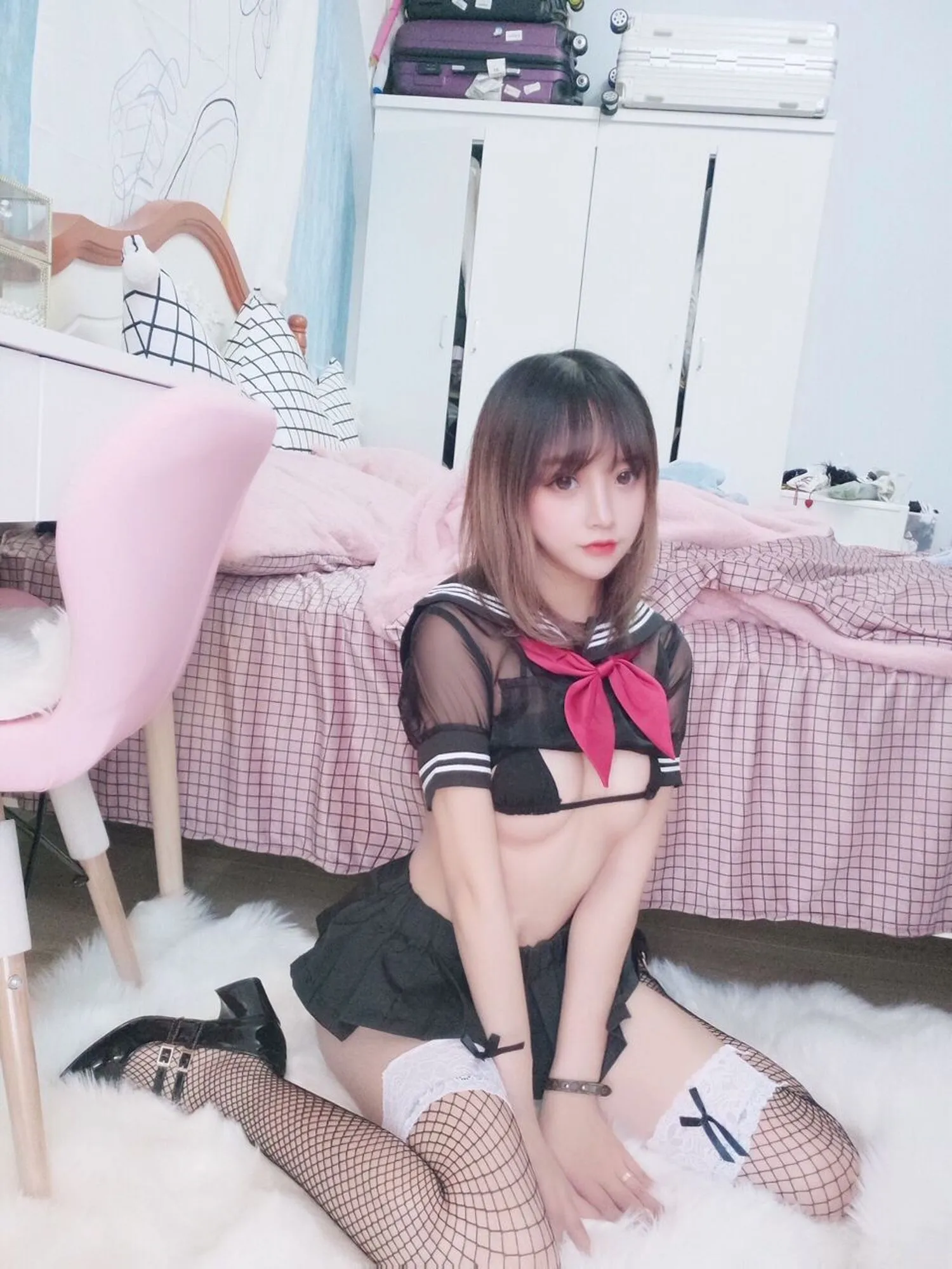 图片[2]-No.002-jk黑丝 [17P]-coswz-cos王者
