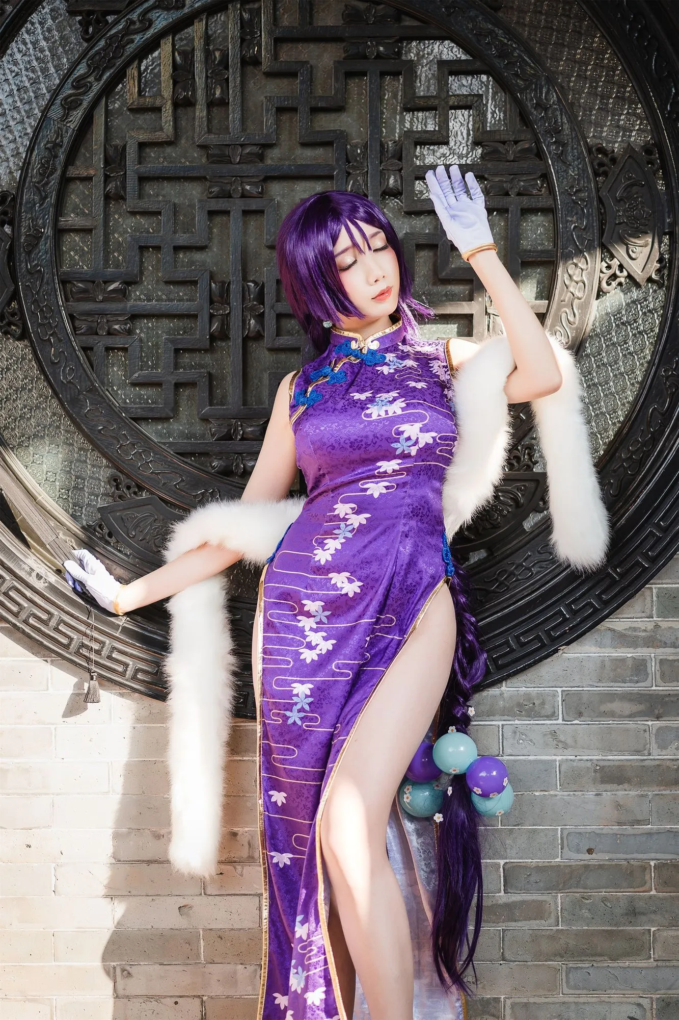 图片[2]-No.002-源赖光旗袍 [25P]-coswz-cos王者