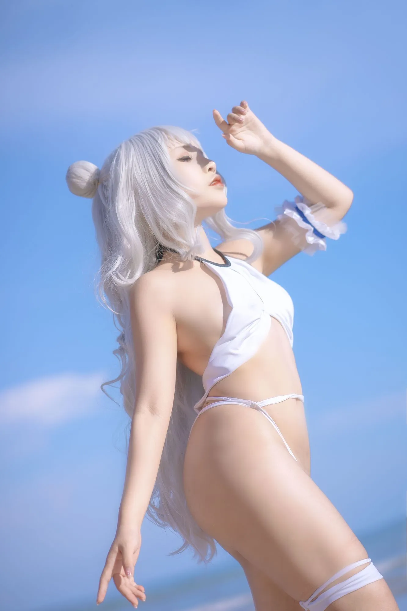 图片[3]-No.003 – Azur Lane Le Malin bikini [22P]-coswz-cos王者