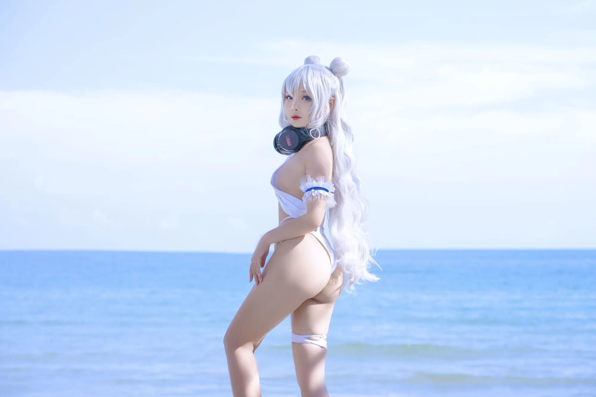 图片[4]-No.003 – Azur Lane Le Malin bikini [22P]-coswz-cos王者