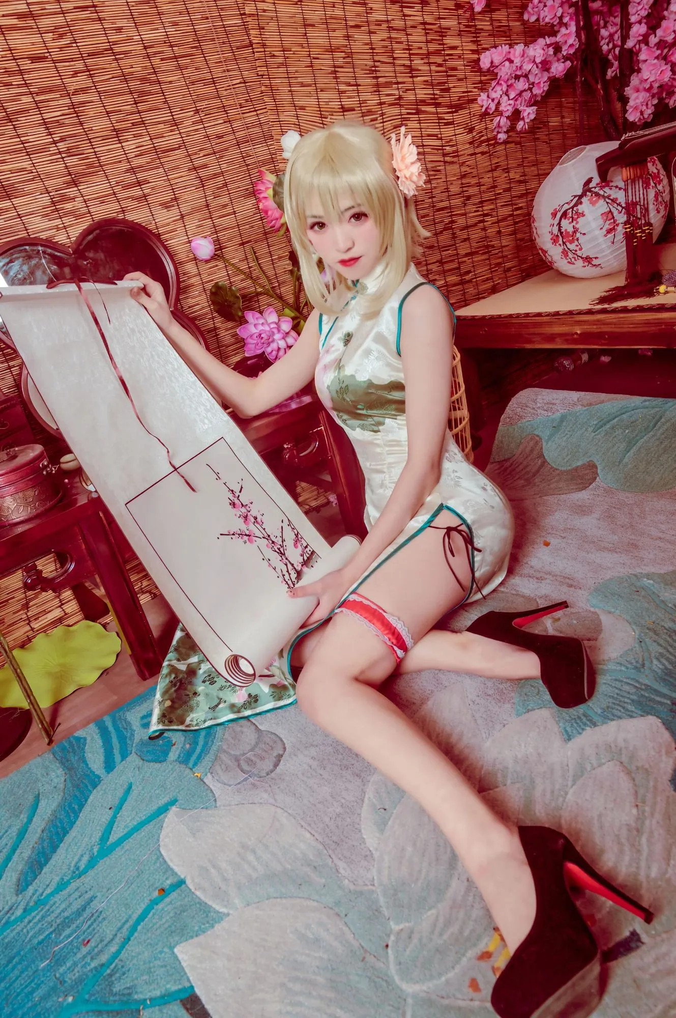 图片[4]-No.004-v家 gumi 旗袍 [8P]-coswz-cos王者