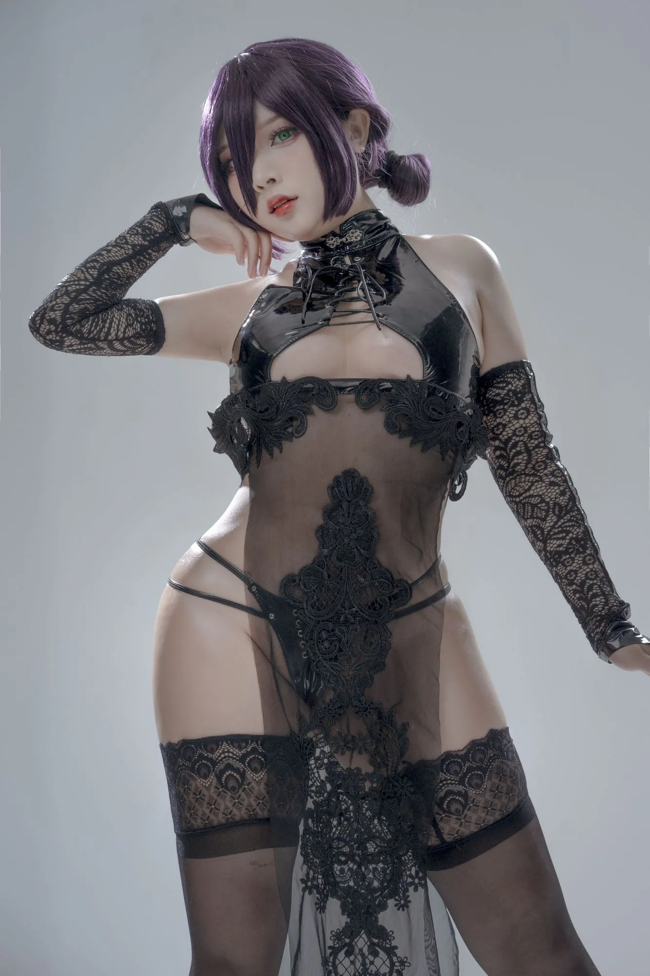 图片[6]-No.005 – Chainsaw Man Cheongsam Reze [10P]-coswz-cos王者