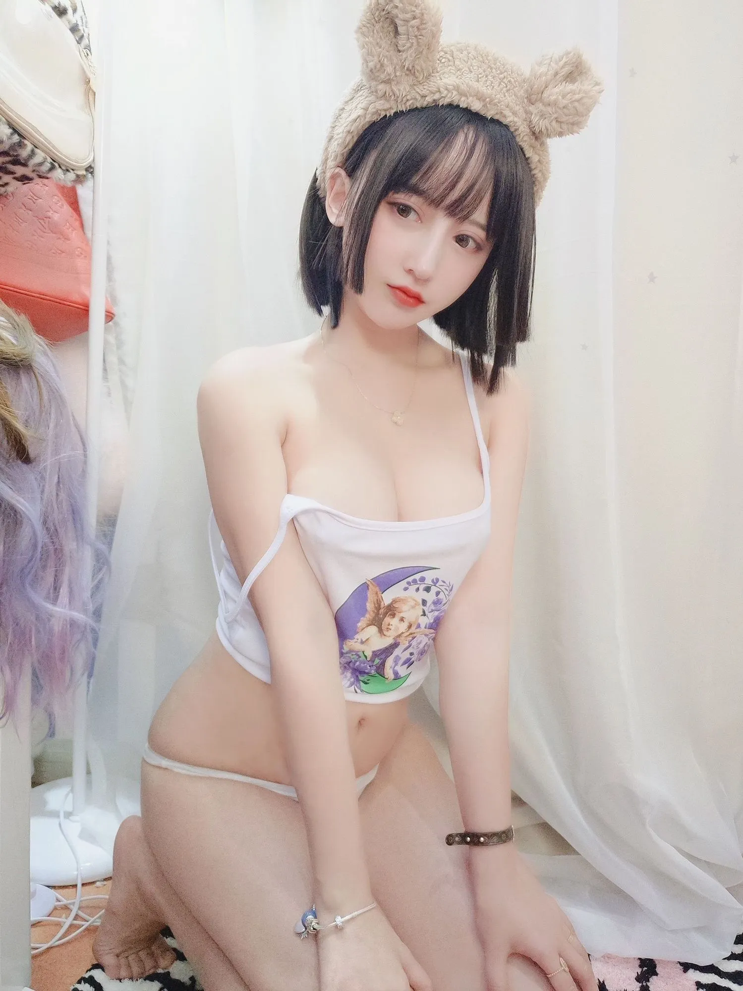 图片[5]-No.005-白色吊带 [36P]-coswz-cos王者