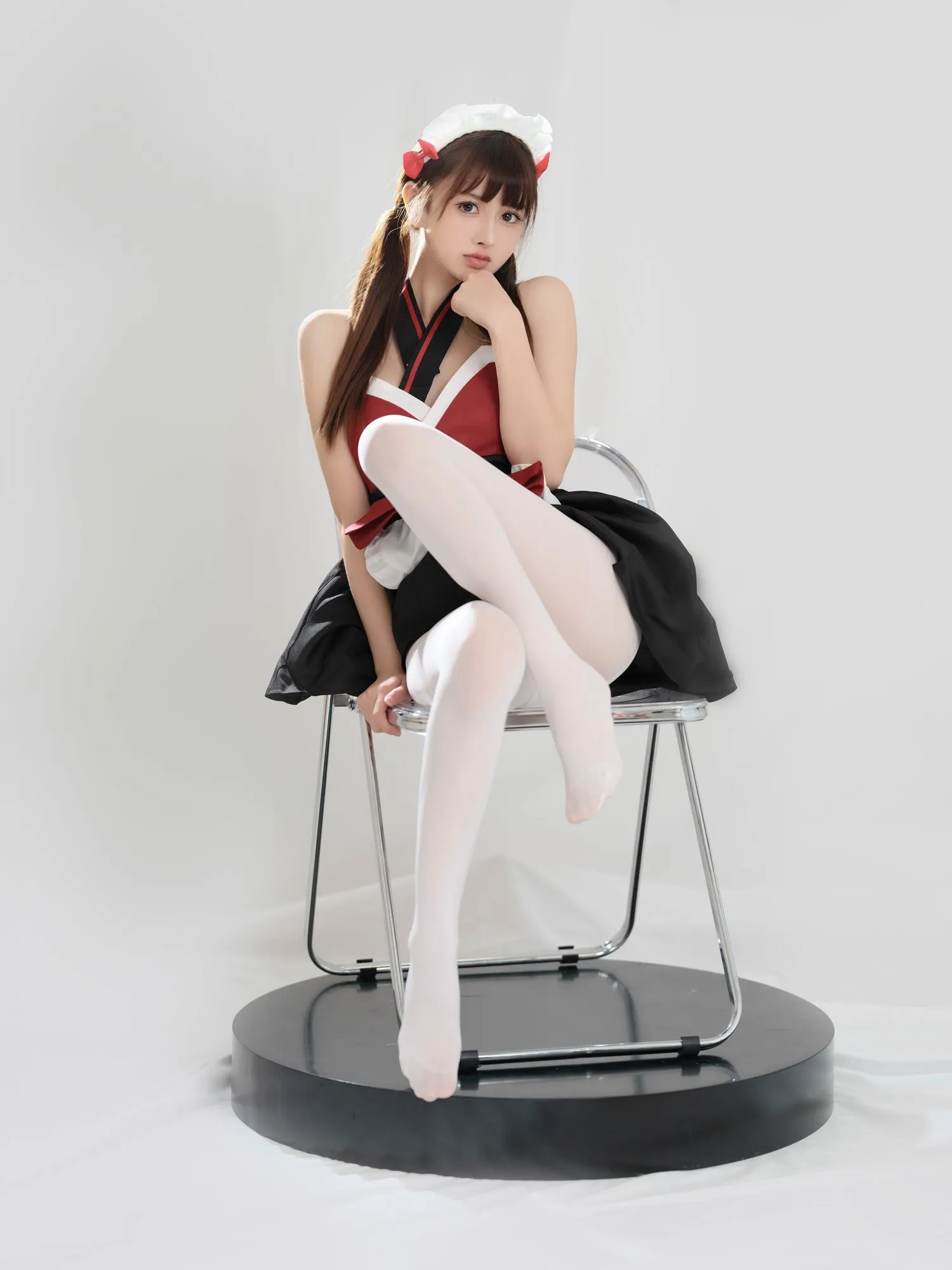 图片[2]-No.006-红衣小女仆 [25P]-coswz-cos王者
