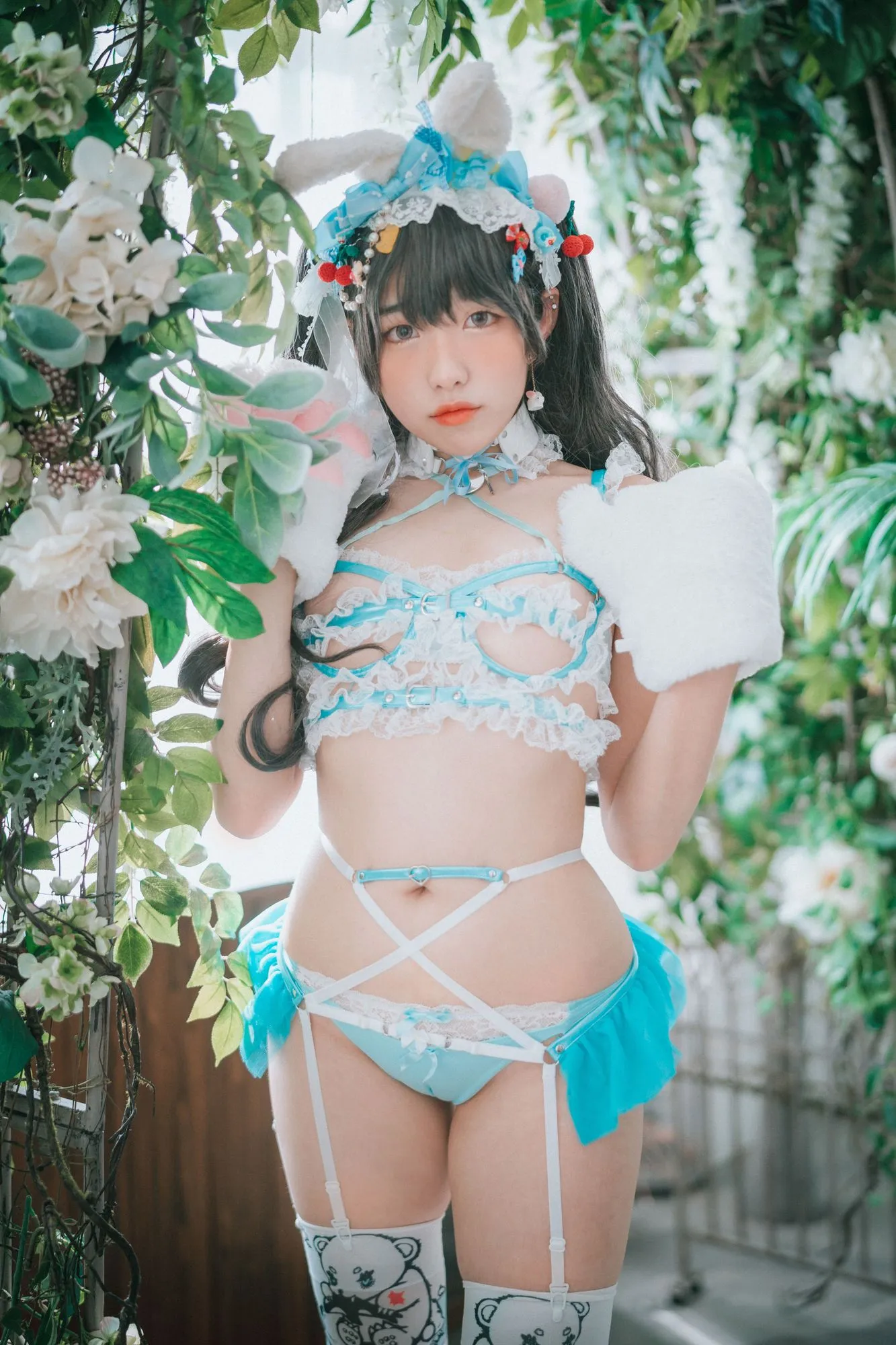 图片[4]-No.007-[DJAWA] Turquoise_Bunny [51P]-coswz-cos王者
