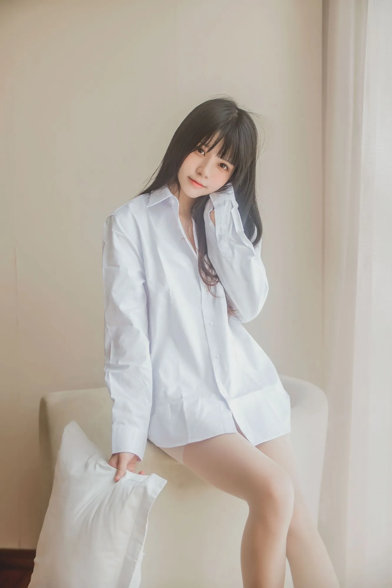 No.007-白衬衫散发 [49P]-图妖社