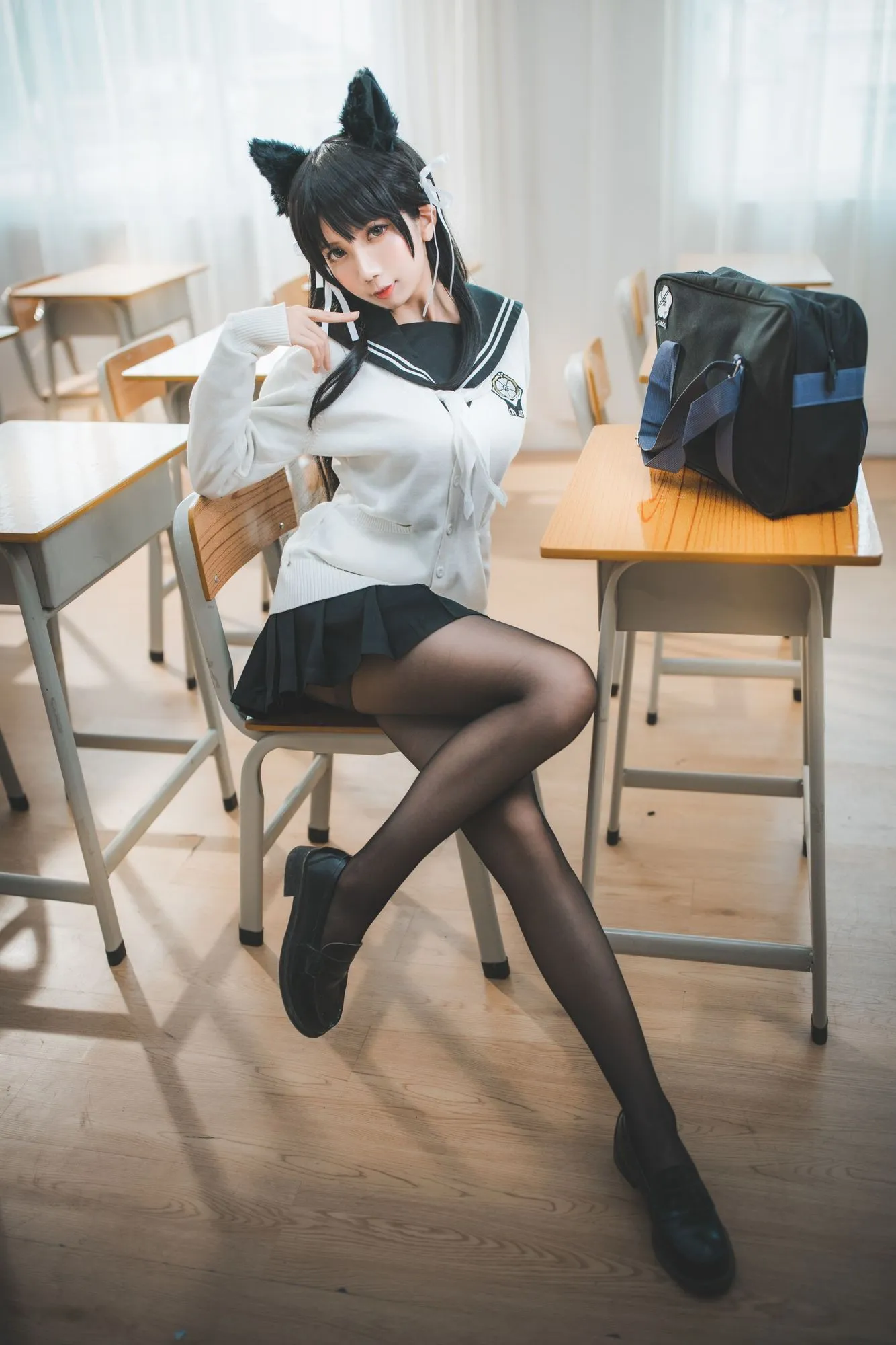 图片[4]-No.008-学院幻想曲 犬 [23P]-coswz-cos王者
