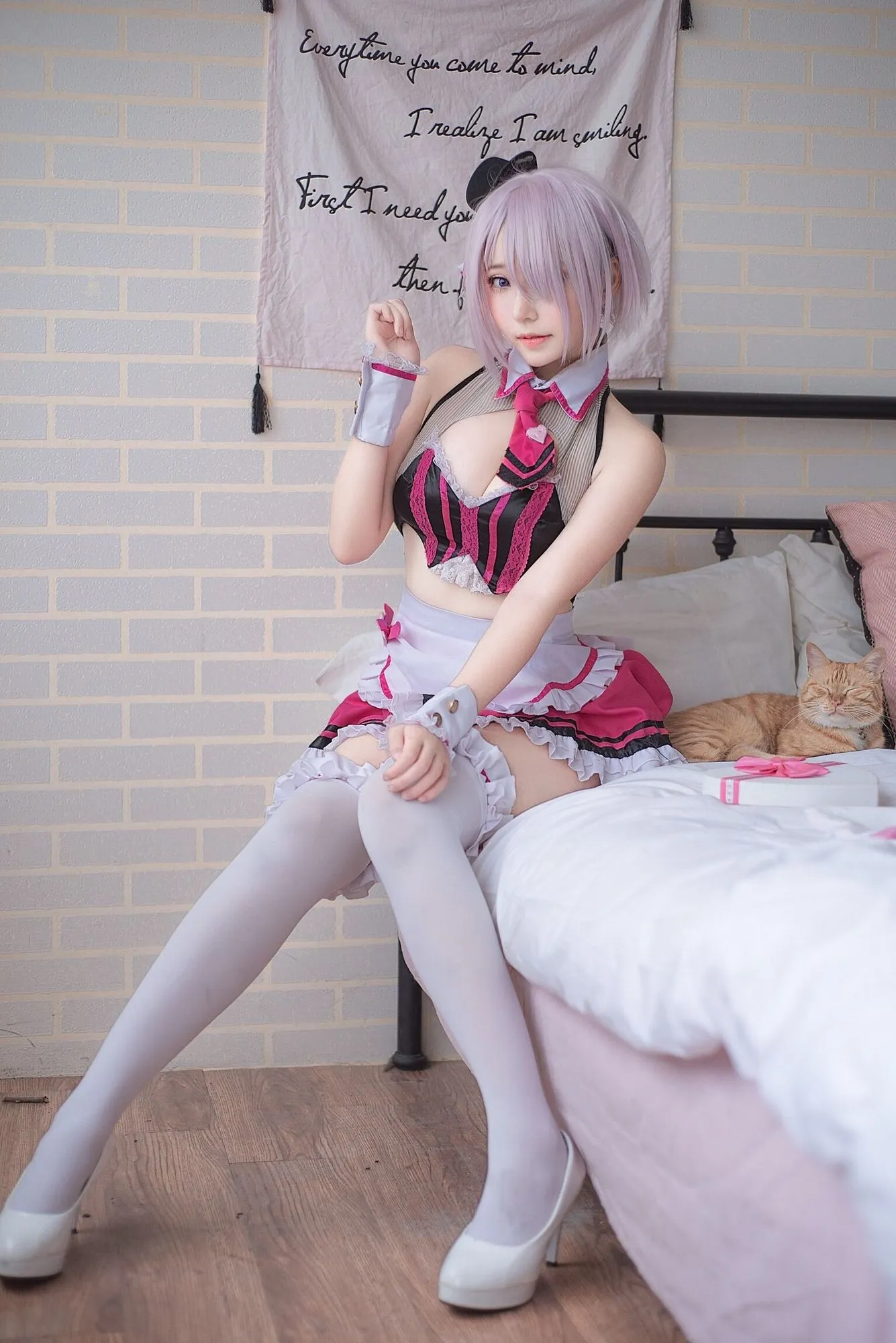 图片[4]-No.008-玛修情人节女仆 [9P]-coswz-cos王者