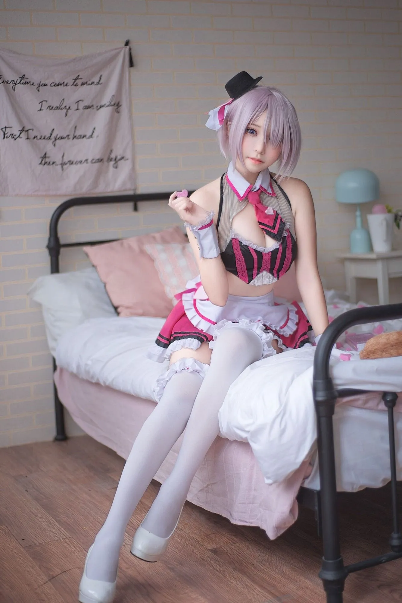 图片[3]-No.008-玛修情人节女仆 [9P]-coswz-cos王者