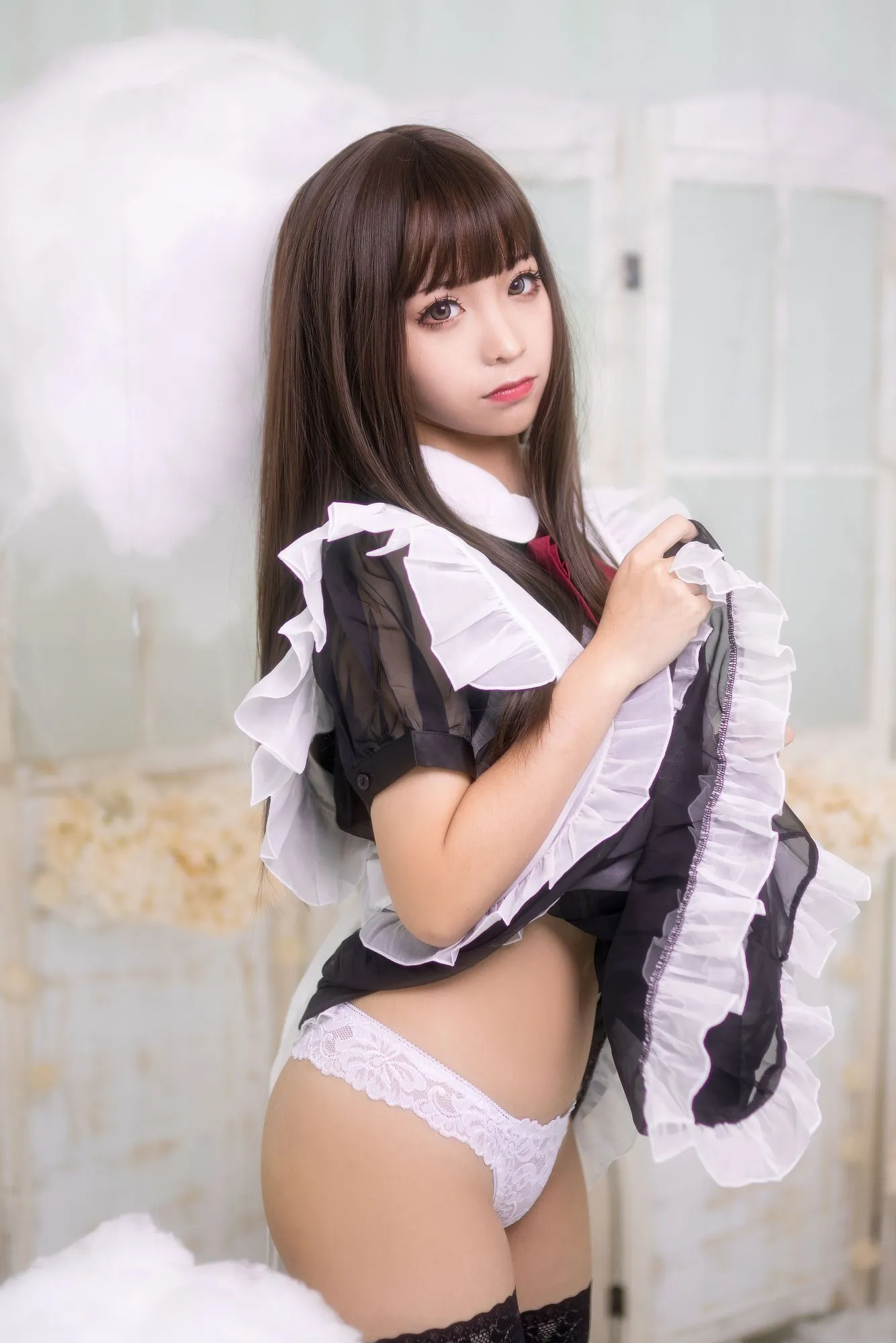 图片[3]-No.008-短透明女仆 [42P]-coswz-cos王者