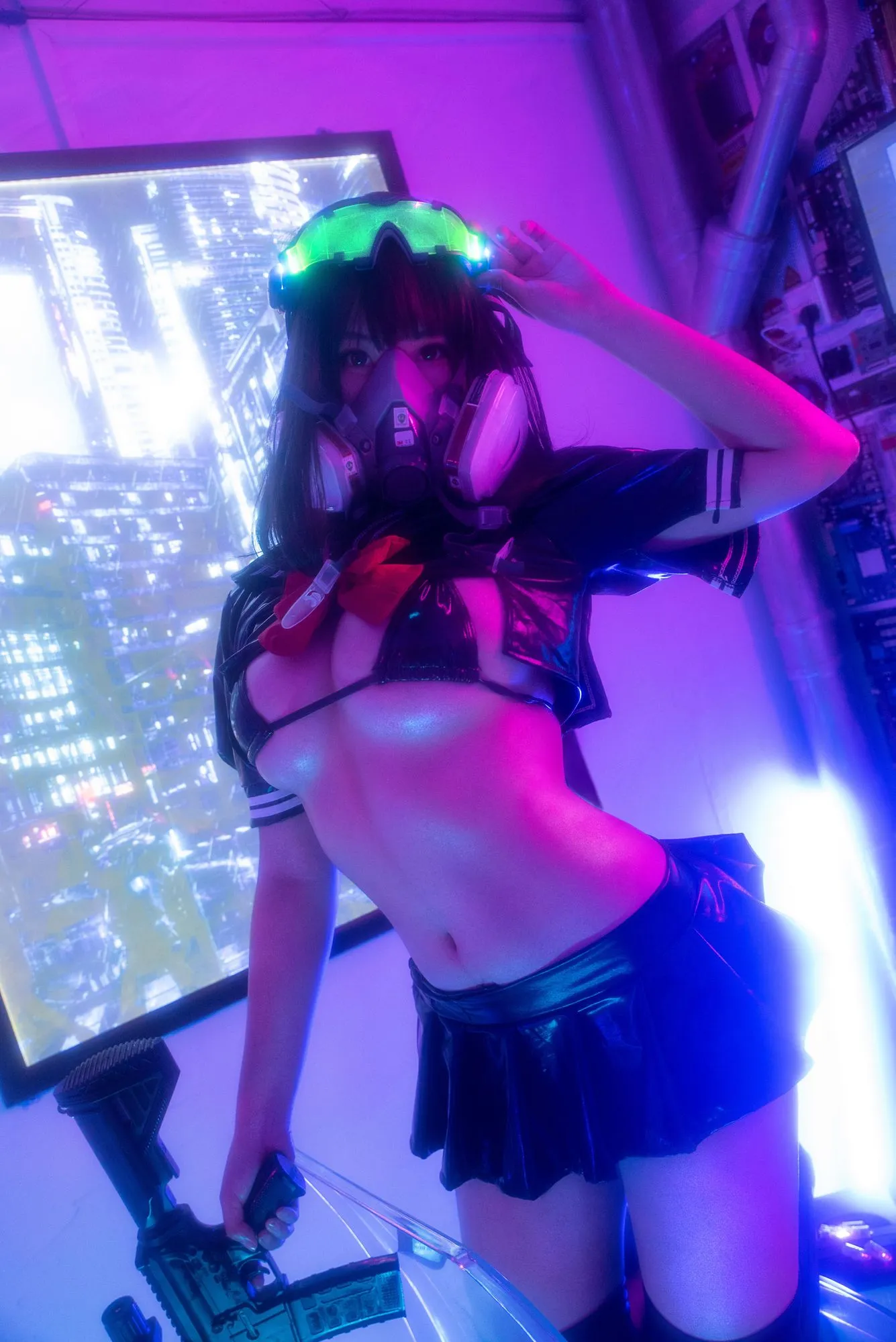 图片[3]-No.009-漆皮jk [17P]-coswz-cos王者