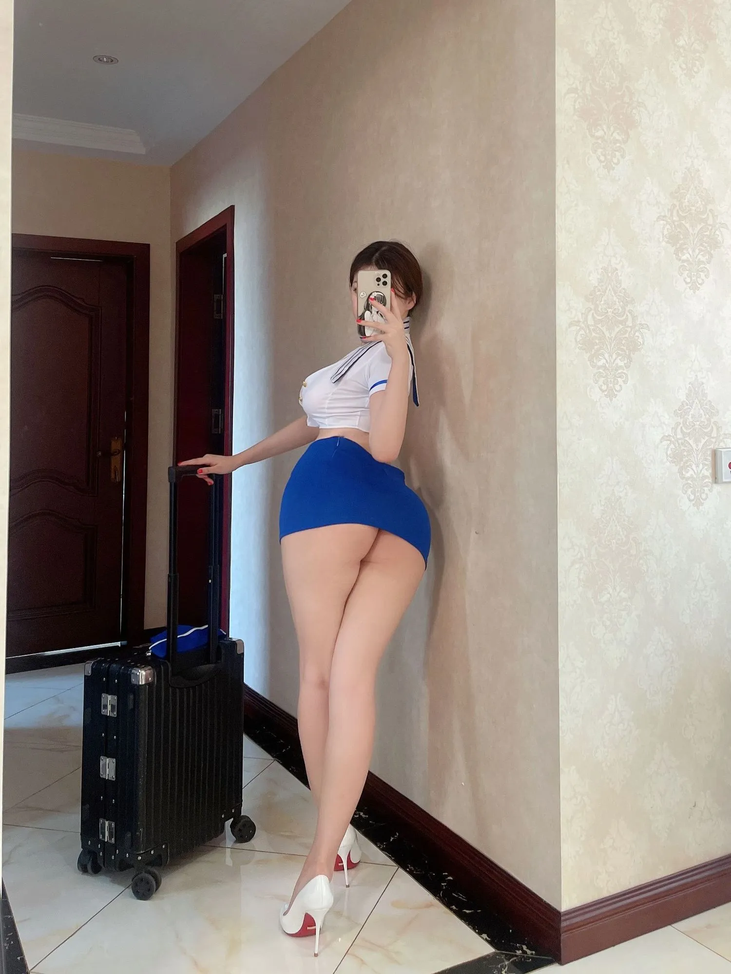 图片[3]-No.009 – 空姐 [10P 7V]-coswz-cos王者