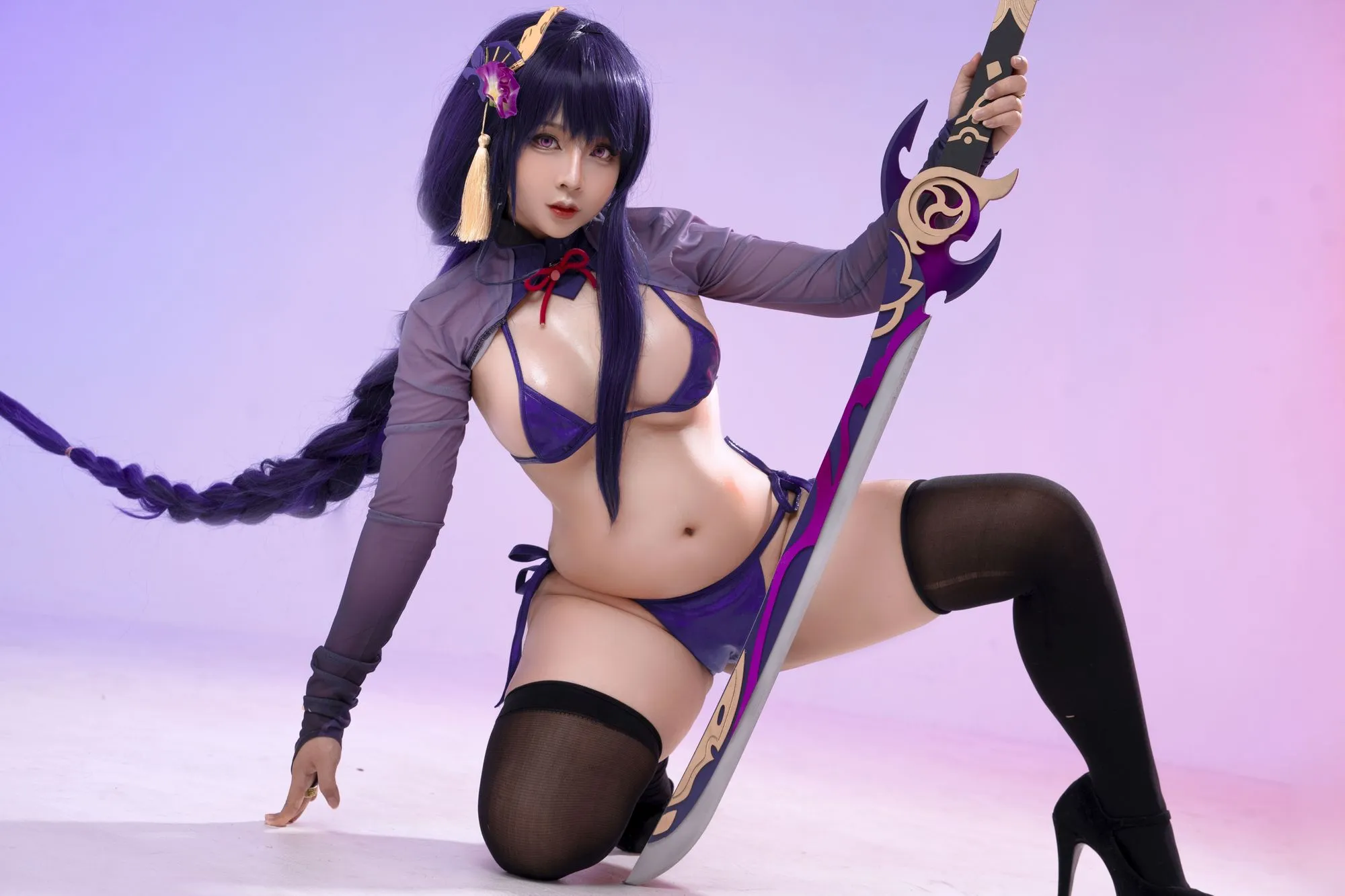 图片[4]-No.010 – Genshin Impact Baal Sexy [10P]-coswz-cos王者