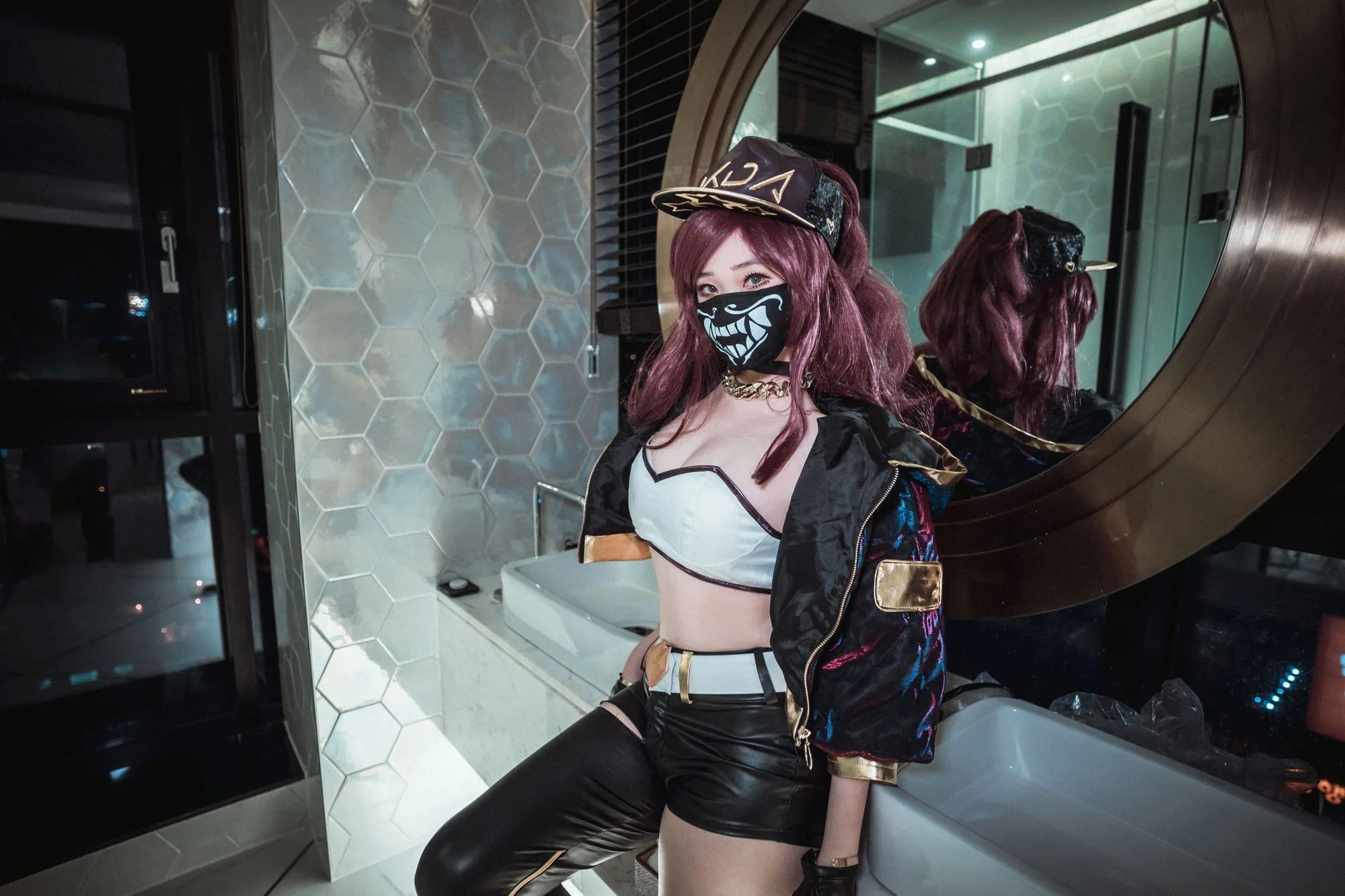 图片[2]-No.010-KDA Akali [43P]-coswz-cos王者