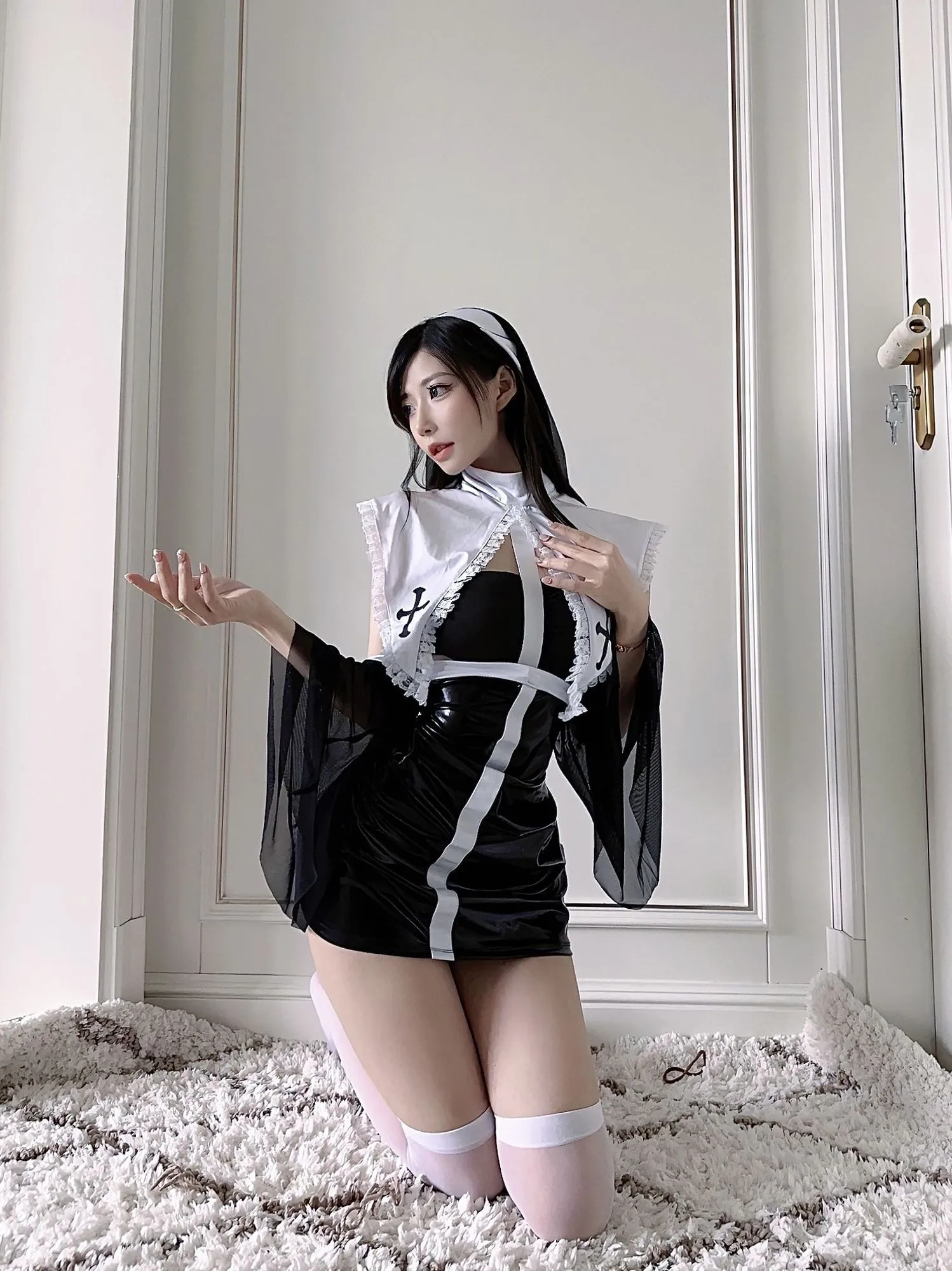 No.012 – 黑白修女服 [17P]-图妖社