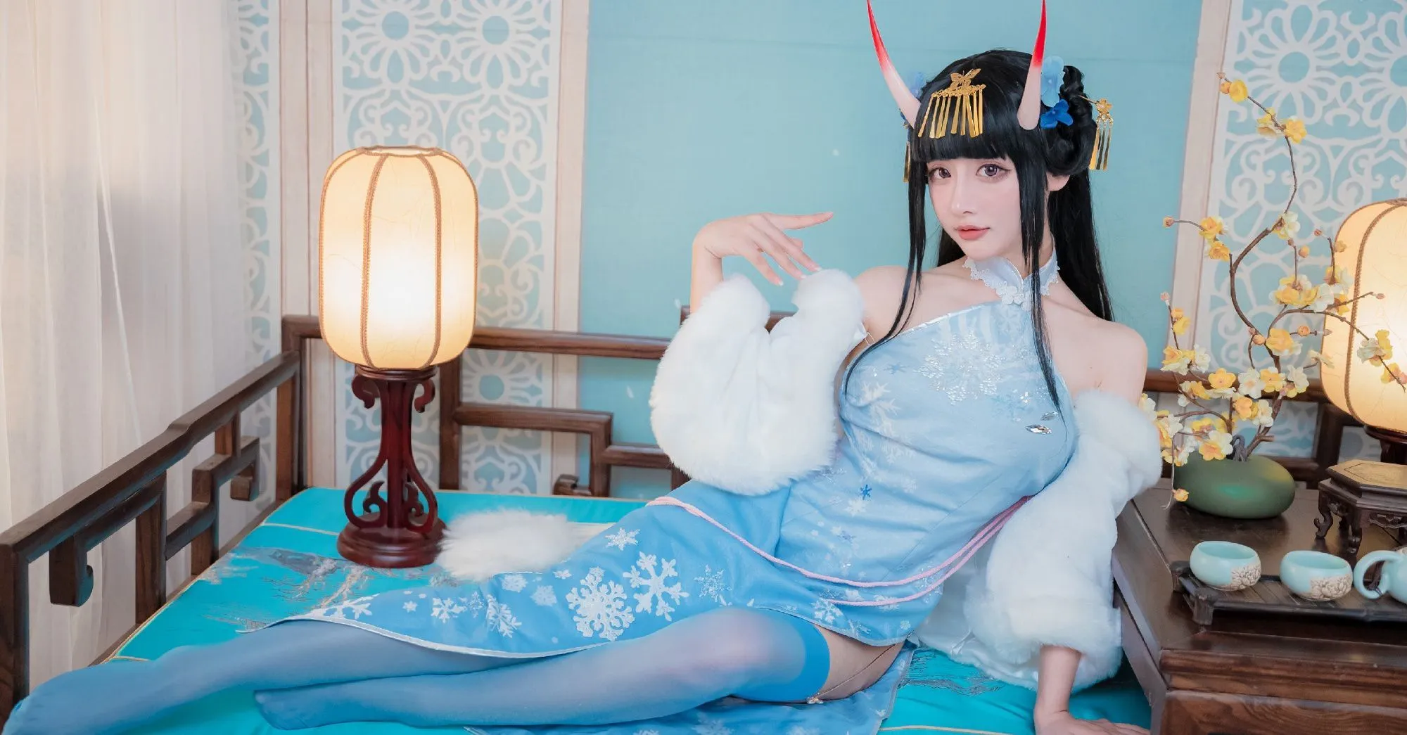 图片[5]-No.014 – 能代 貅 旗袍 [18P]-coswz-cos王者
