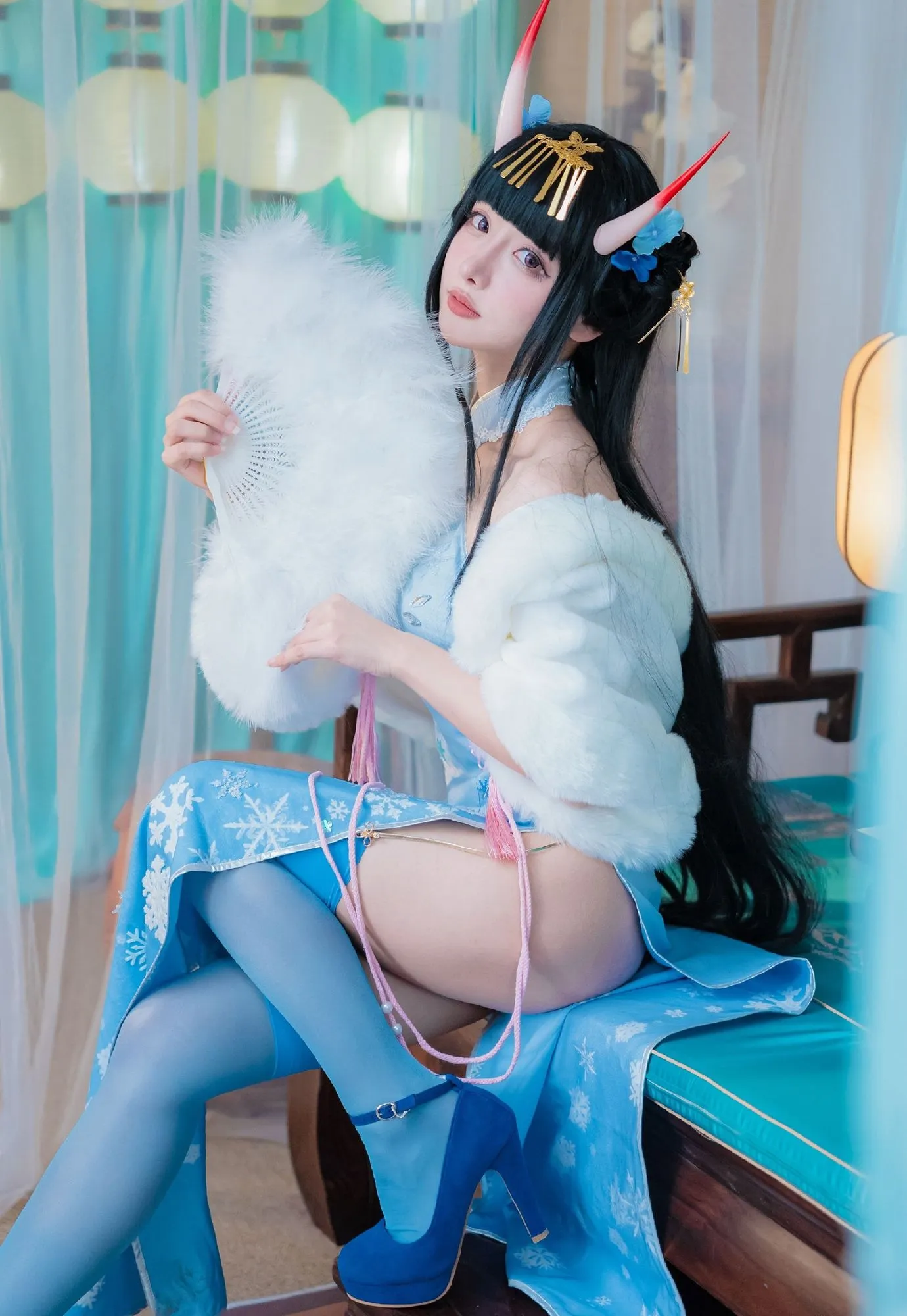 图片[3]-No.014 – 能代 貅 旗袍 [18P]-coswz-cos王者