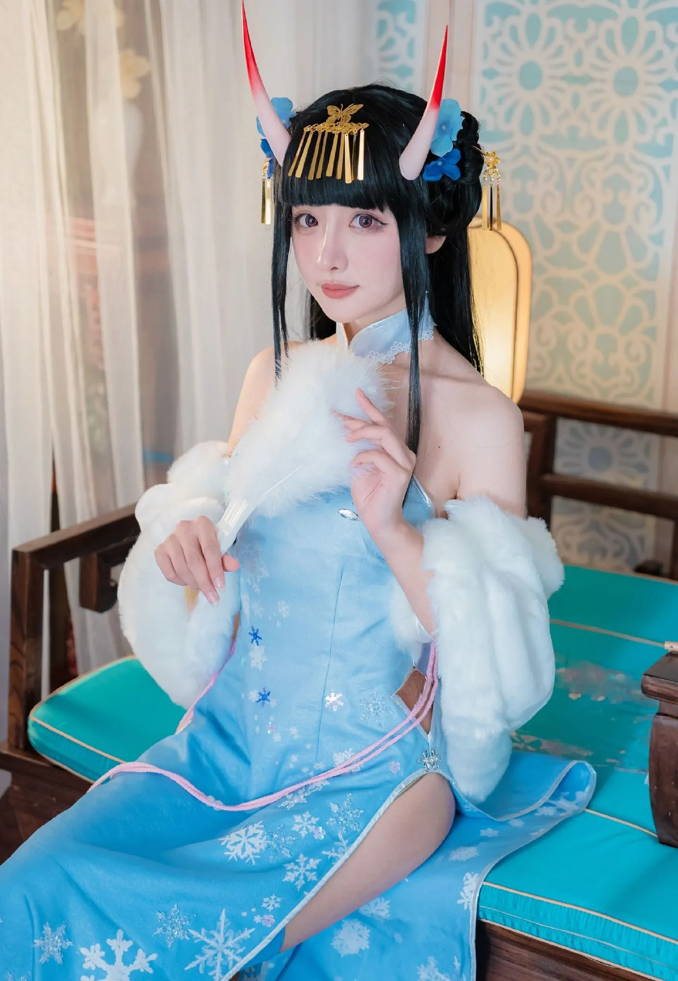 图片[2]-No.014 – 能代 貅 旗袍 [18P]-coswz-cos王者