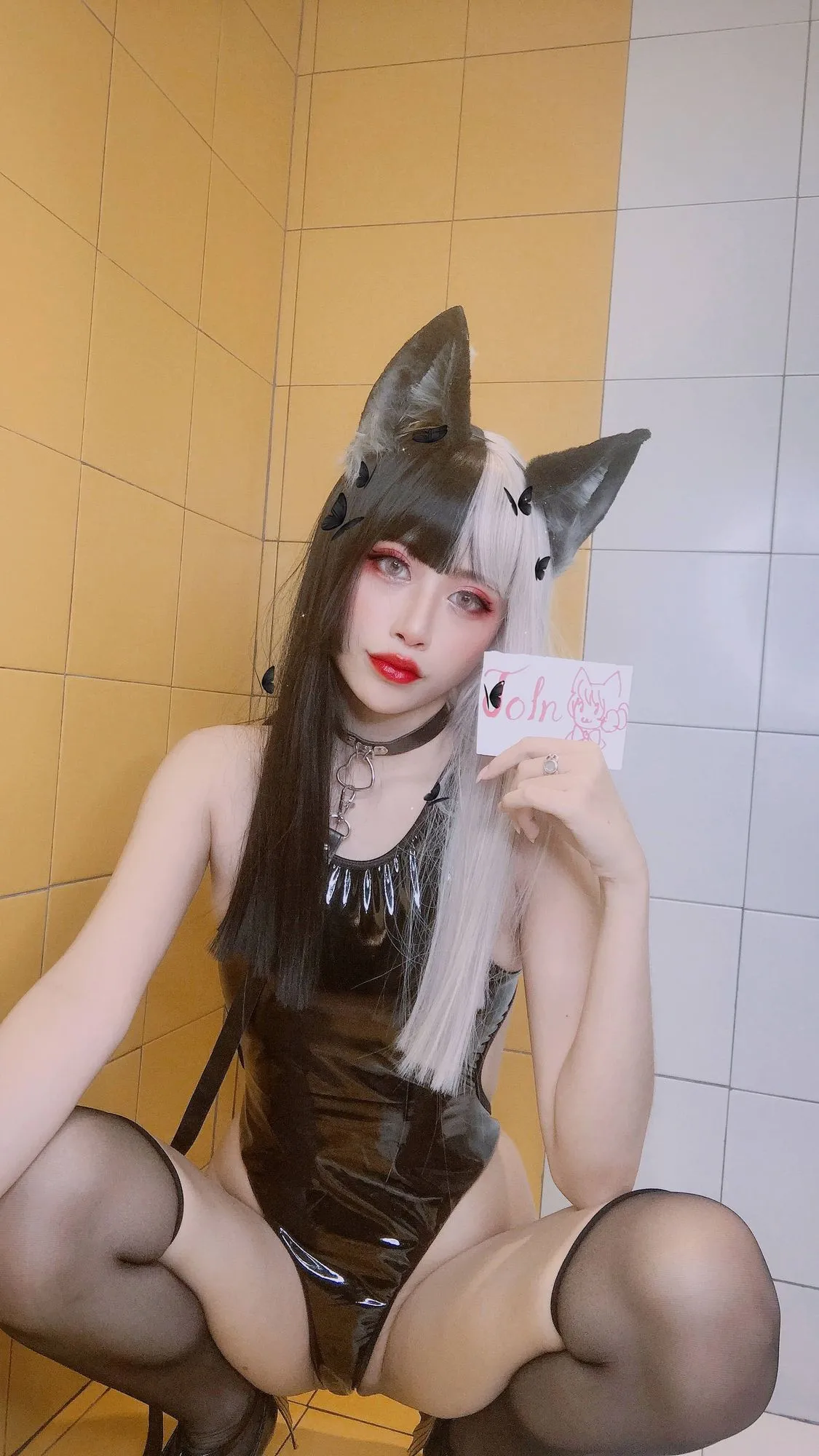 图片[6]-No.017-Kitty Latex [51P]-coswz-cos王者