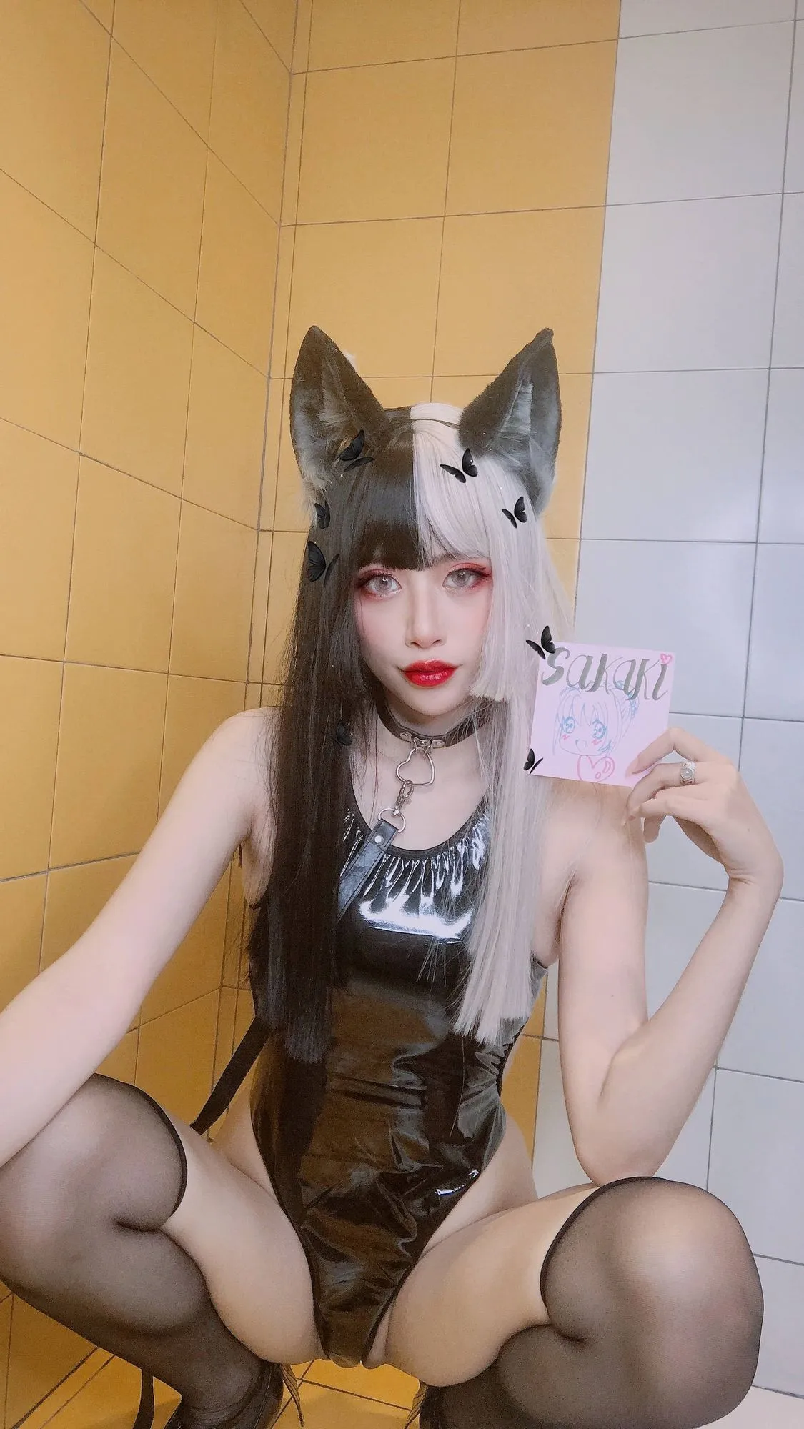 图片[4]-No.017-Kitty Latex [51P]-coswz-cos王者