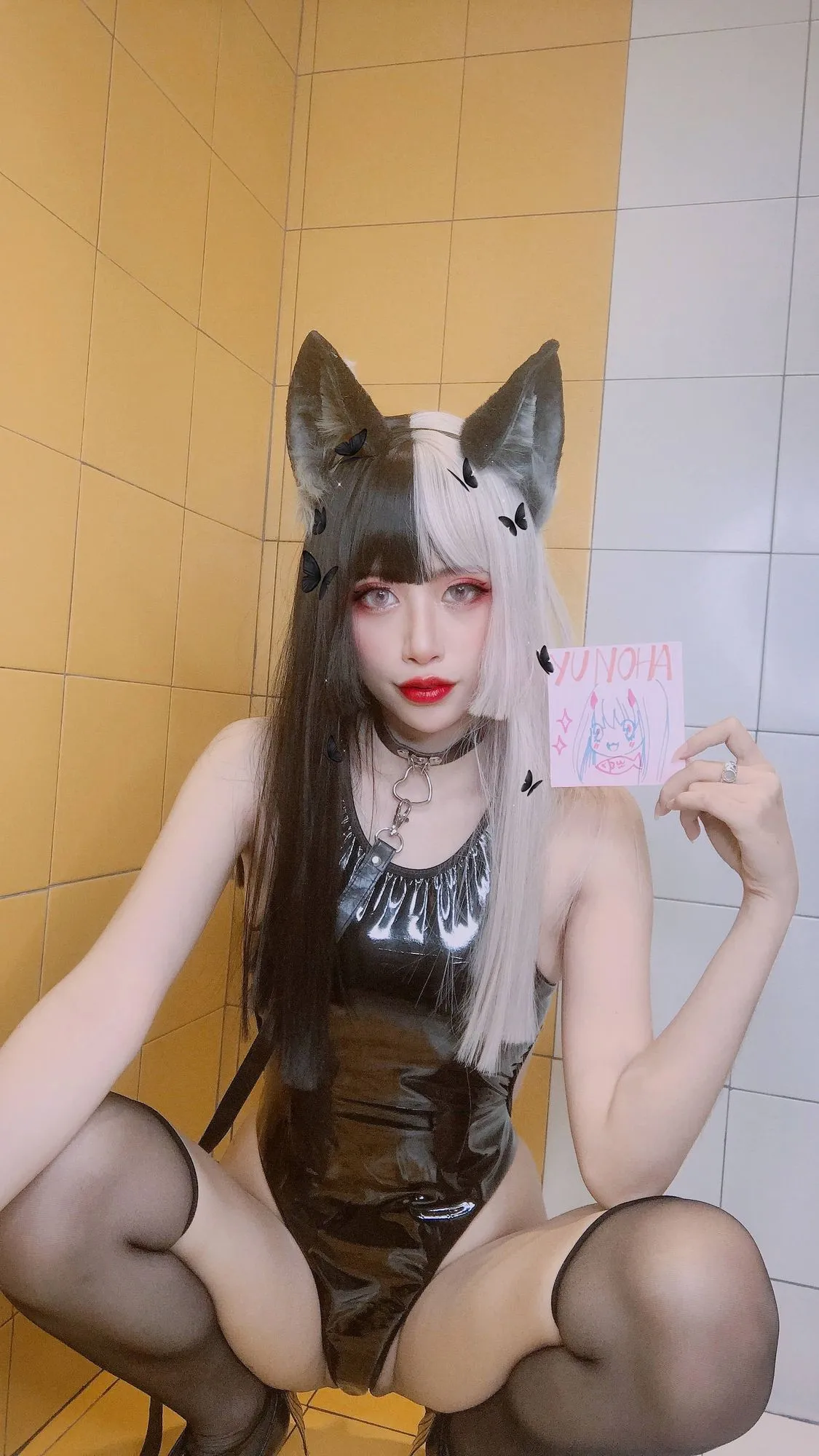 图片[3]-No.017-Kitty Latex [51P]-coswz-cos王者