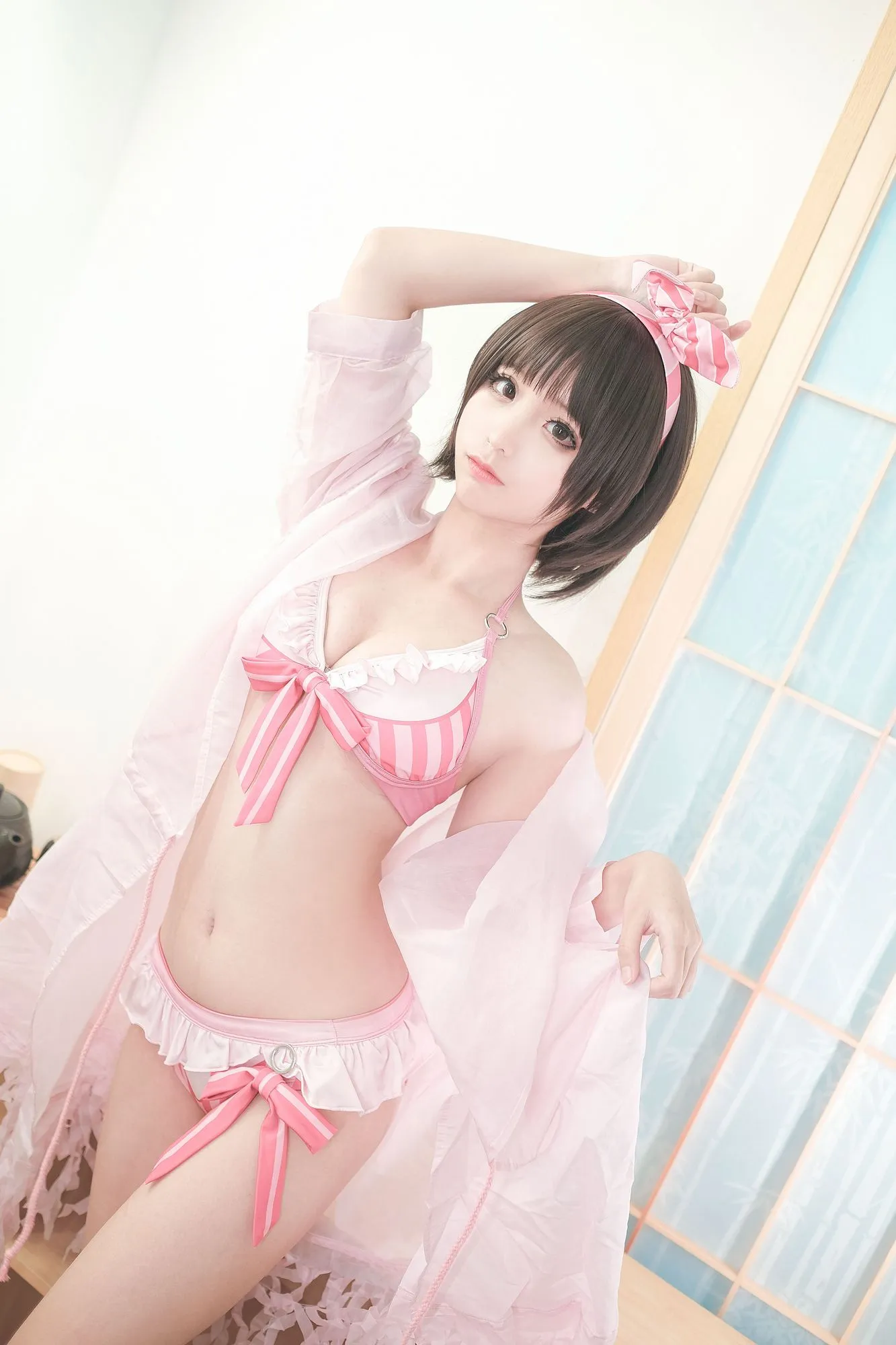 图片[3]-No.017-加藤惠泳装 [40P]-coswz-cos王者