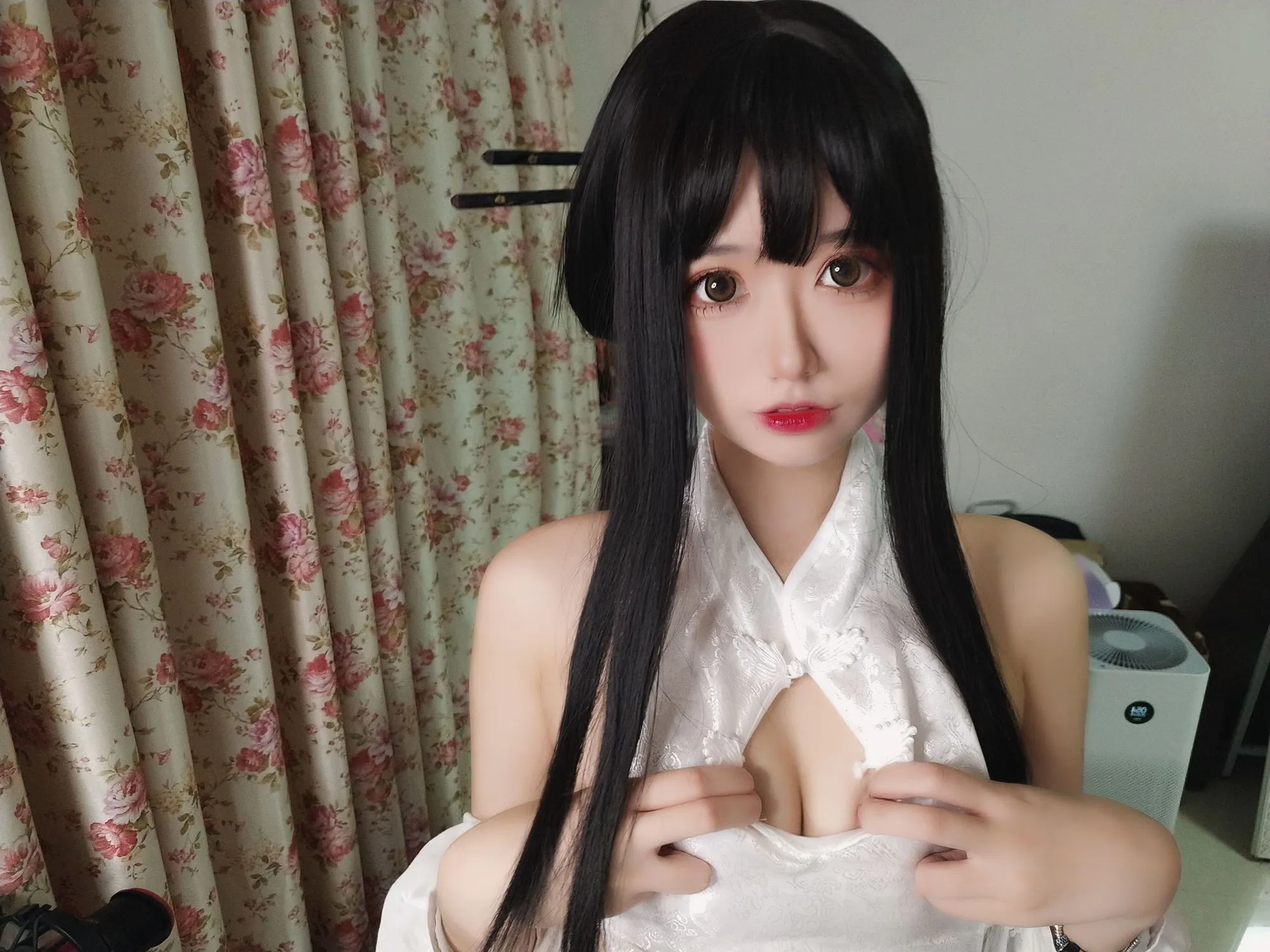 图片[3]-No.017-绑带旗袍自拍 [16P]-coswz-cos王者