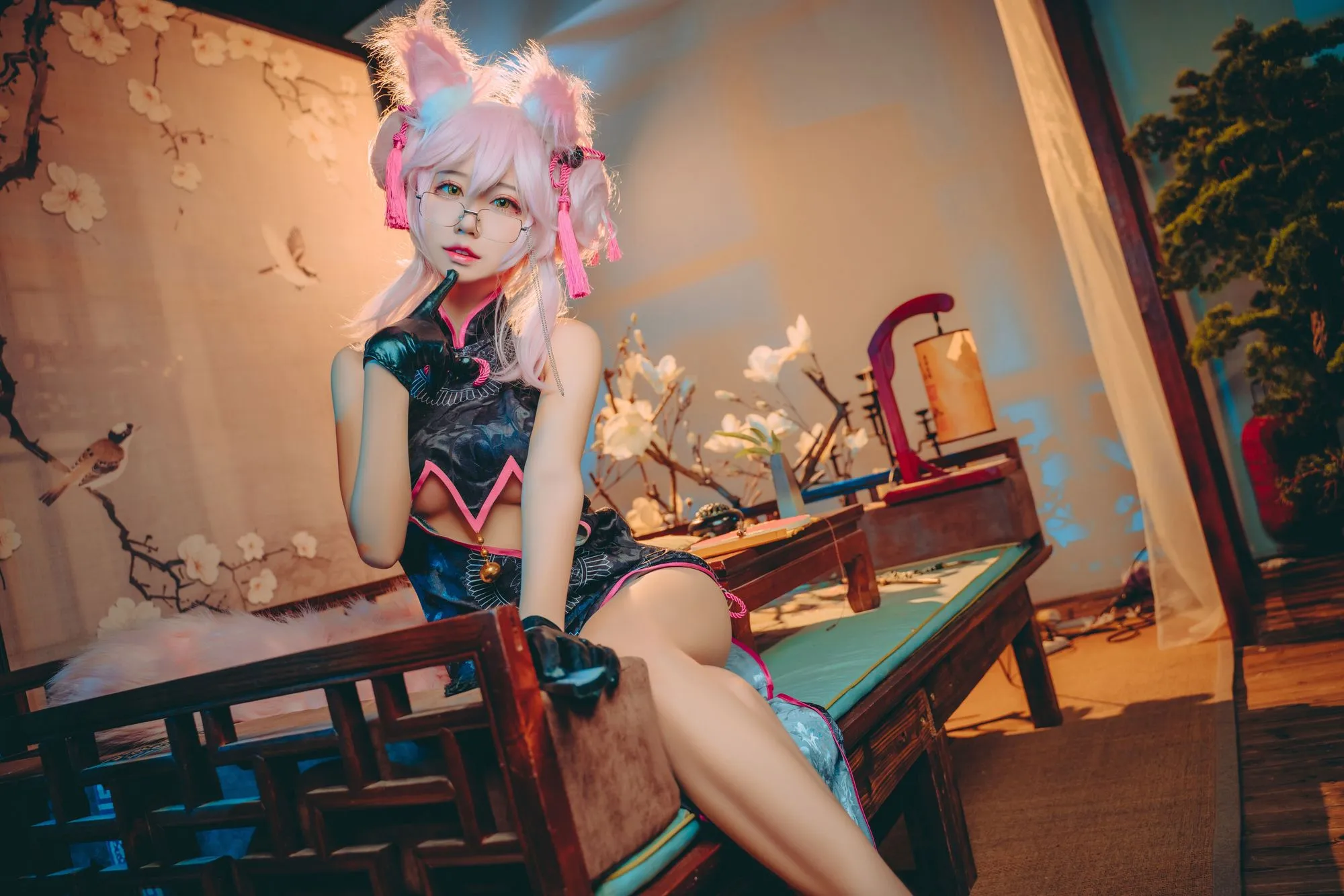 图片[3]-No.021 – 杀阶秘书狐 [40P]-coswz-cos王者