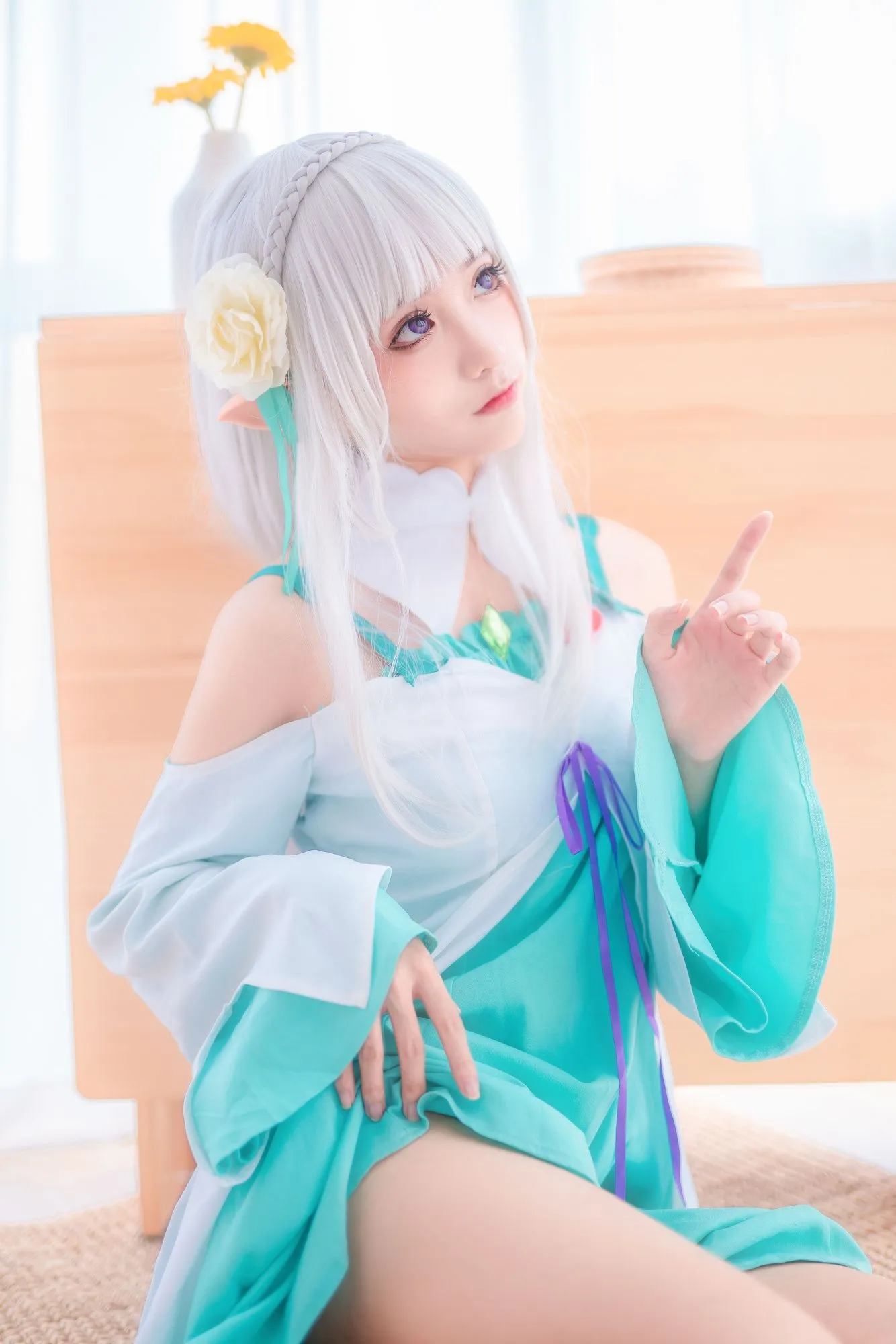 图片[2]-No.024-绿睡衣 [40P]-coswz-cos王者